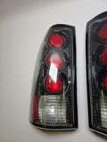 Chevrolet Silverado 99-02 GMC Sierra 99-03 Fanali posteriori carbon look chiaro