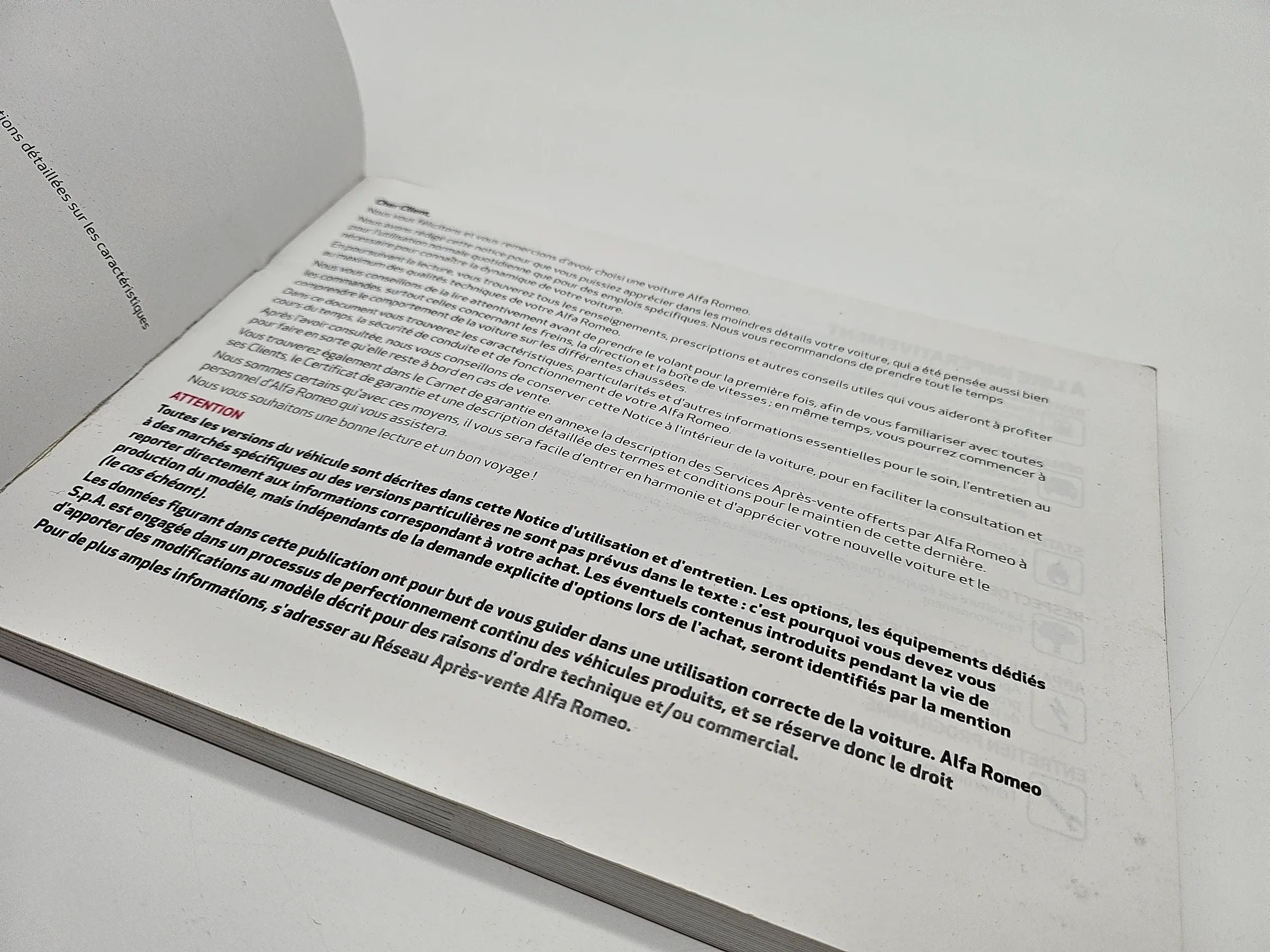 Original Alfa Romeo GIULIA Betriebsanleitung Bordbuch Französisch 2018