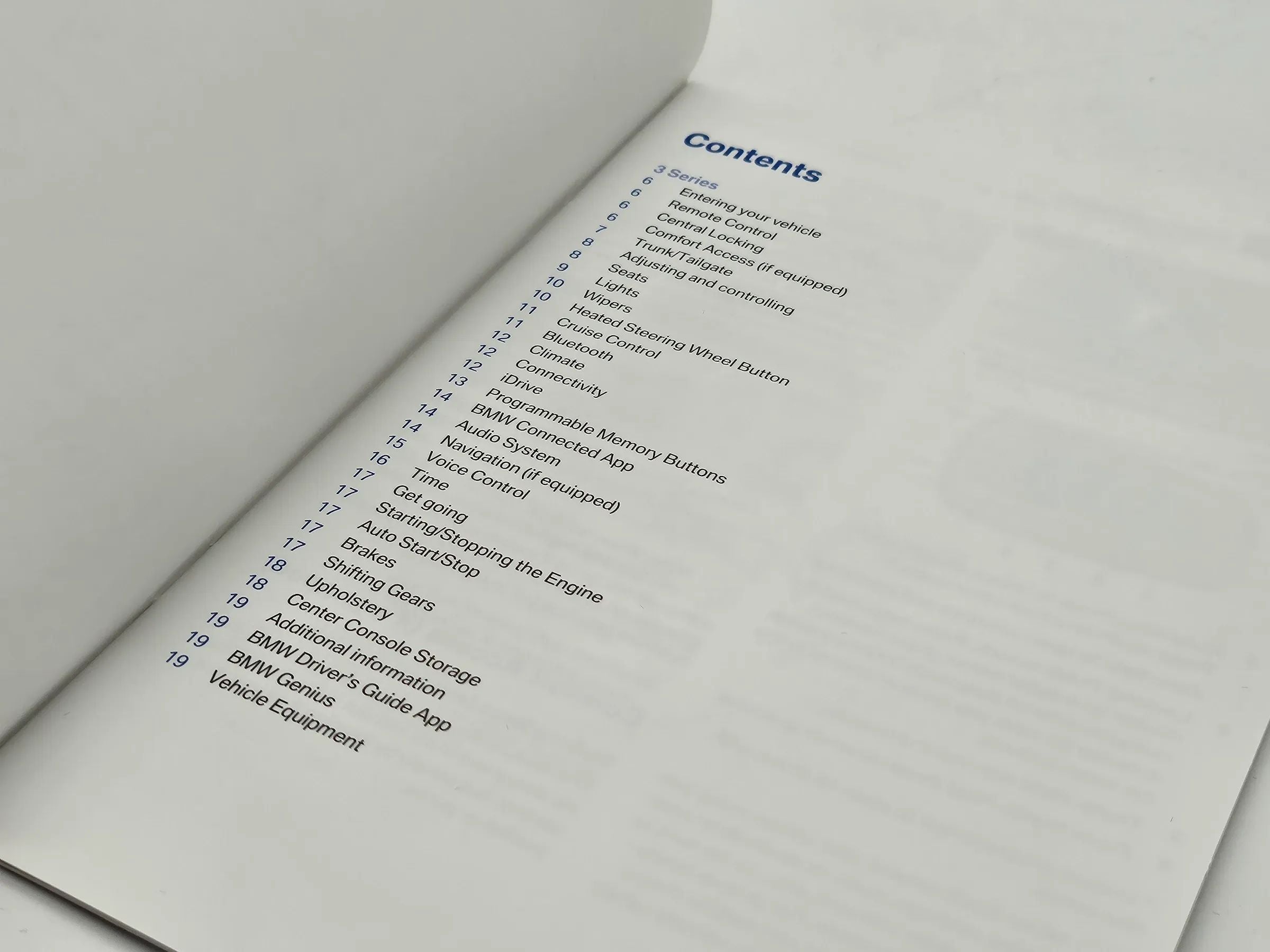 宝马3系F30快速使用说明 2017 英文版