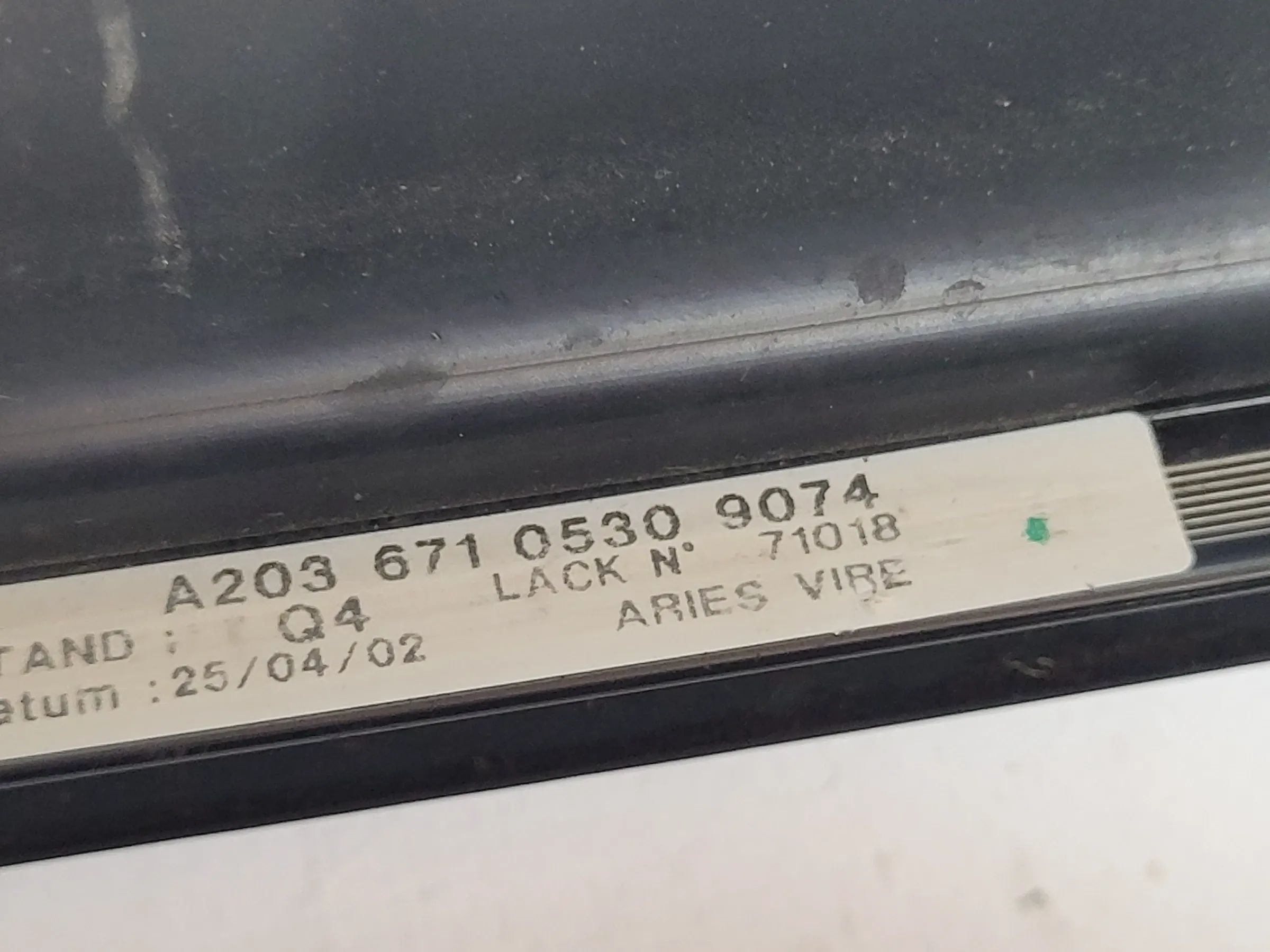 Original Mercedes C-Klasse CL203 Zierahmen Leiste Oben A2036710530