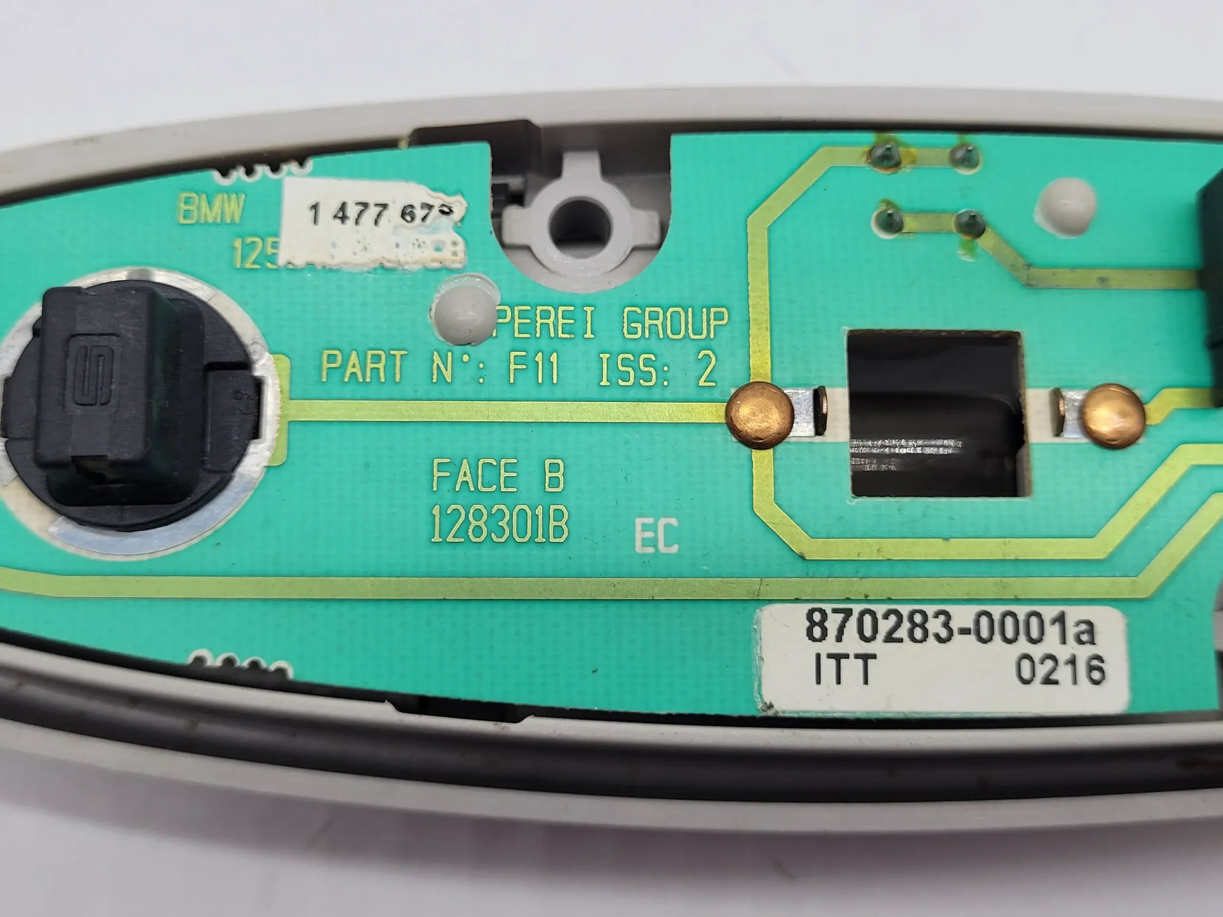 Original Mini One (R50/R53) Displaygehäuse Abdeckung Digitaluhr 1514196