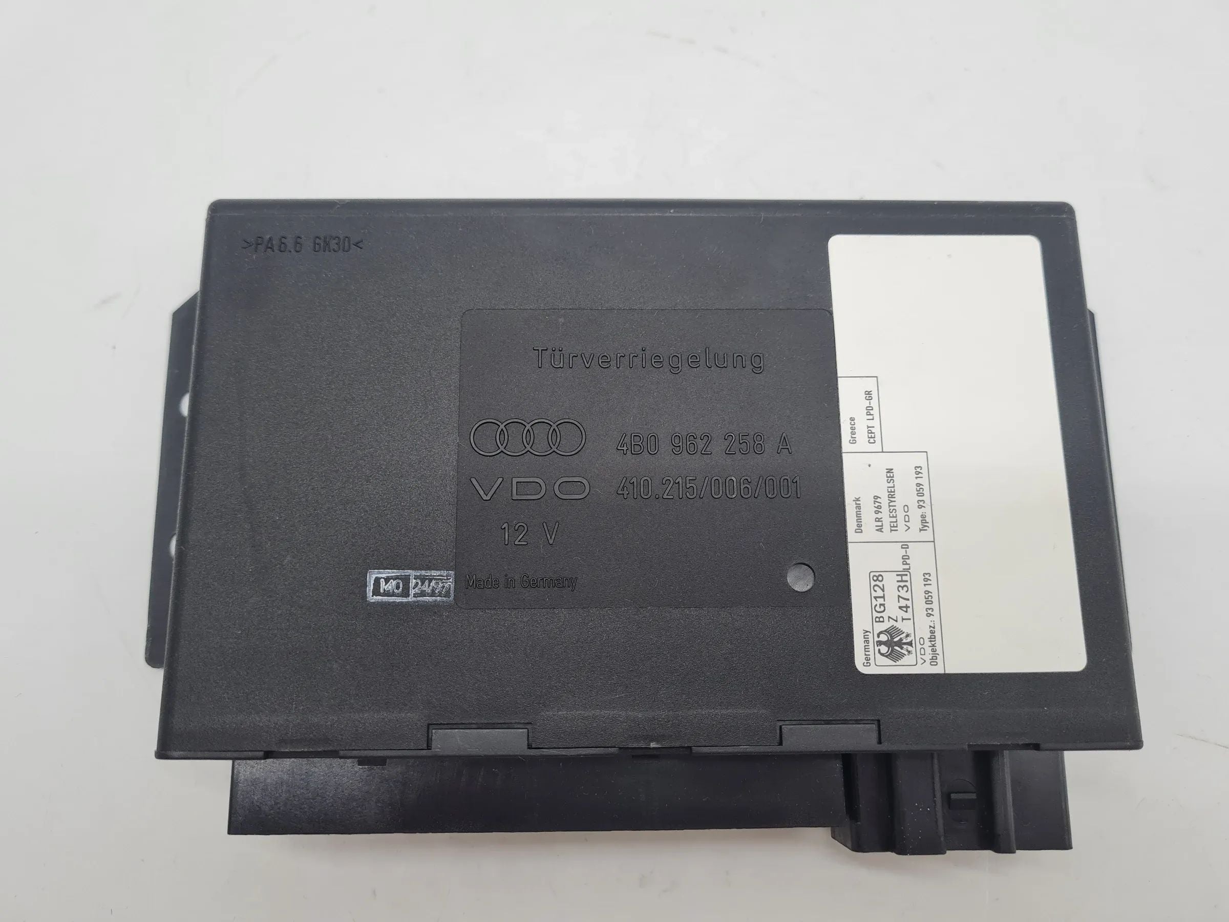 Original Audi A6 (4B2/4B4) Komfortsteuergerät Komfortmodul 4B0962258A