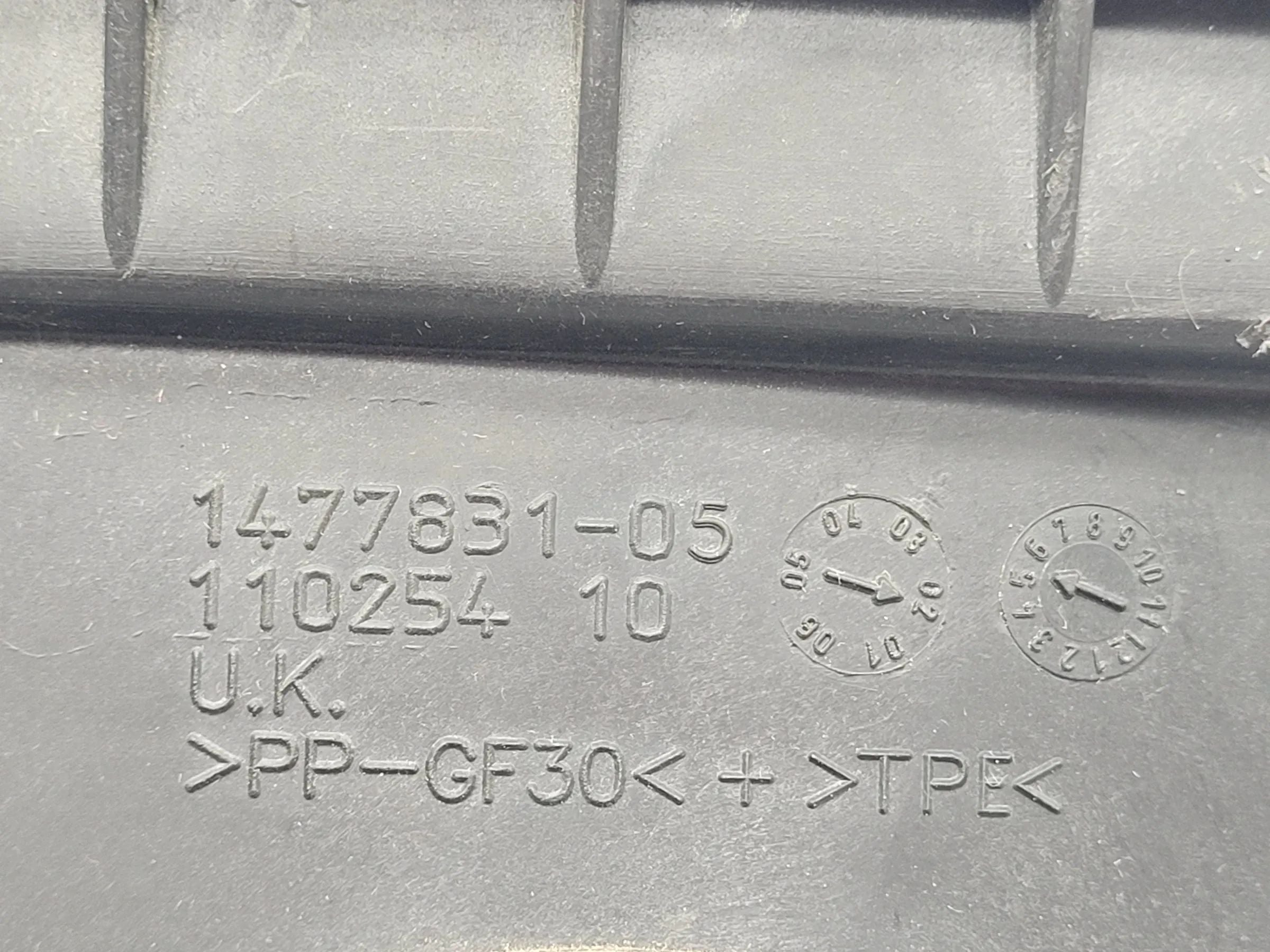 Original Mini One (R50/R53) (1.6, 66 kW) Luftfilterkasten 1477831-05