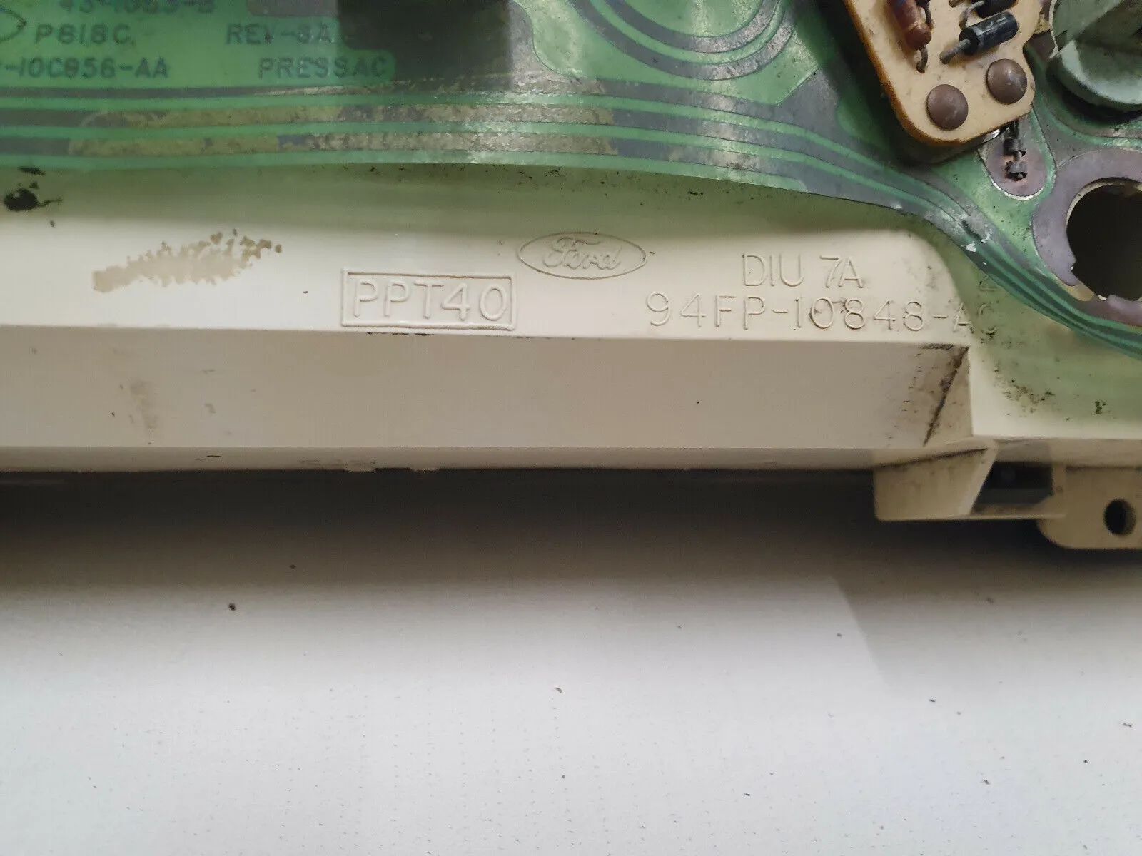 Ford Fiesta 1 I Tacho Kombiinstrument 94FP10841-AB  Tachometer  K2