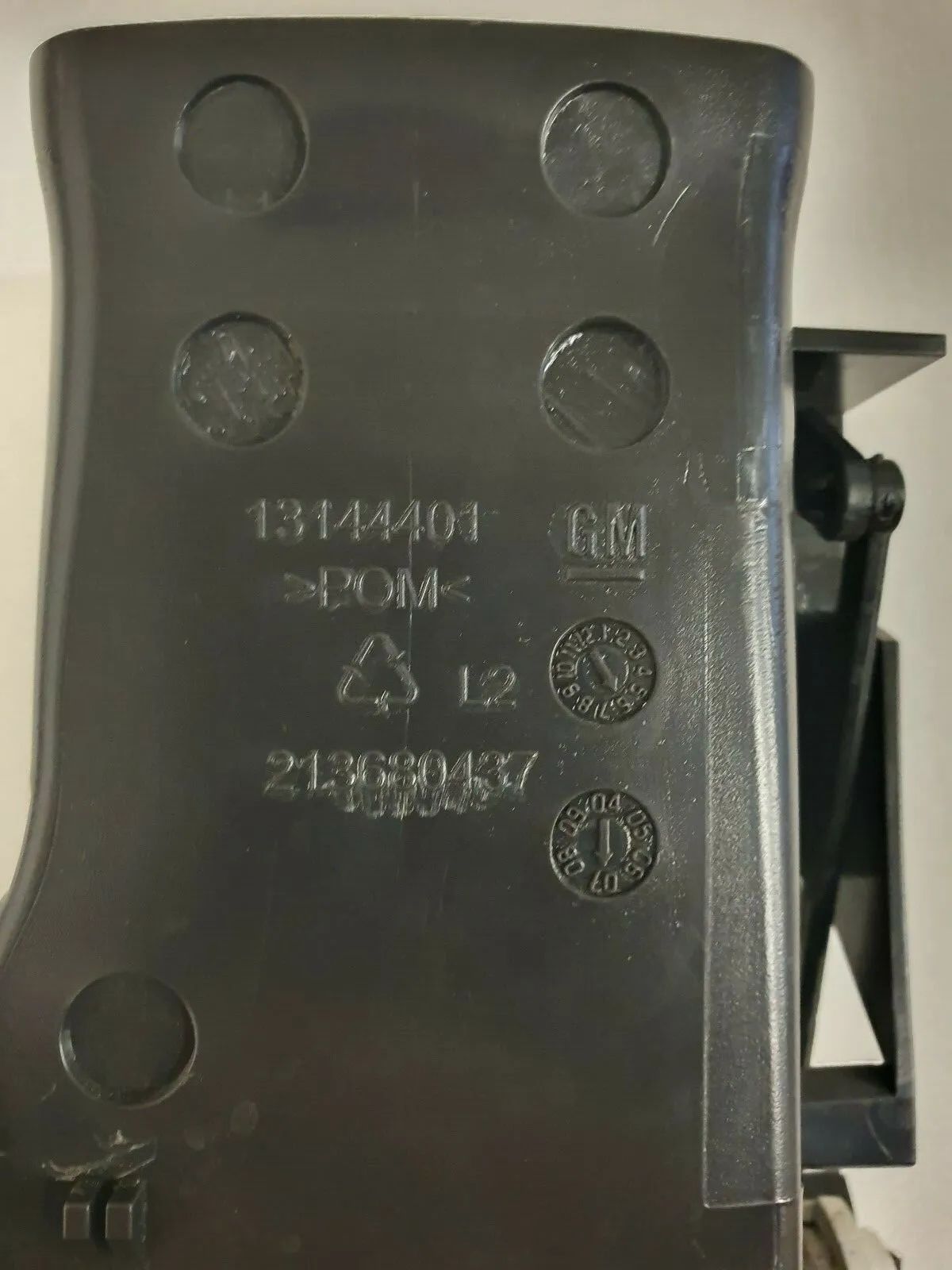 असली ओपेल Zafira B Mitte बाएं एयर वेंट ग्रिल 13144401