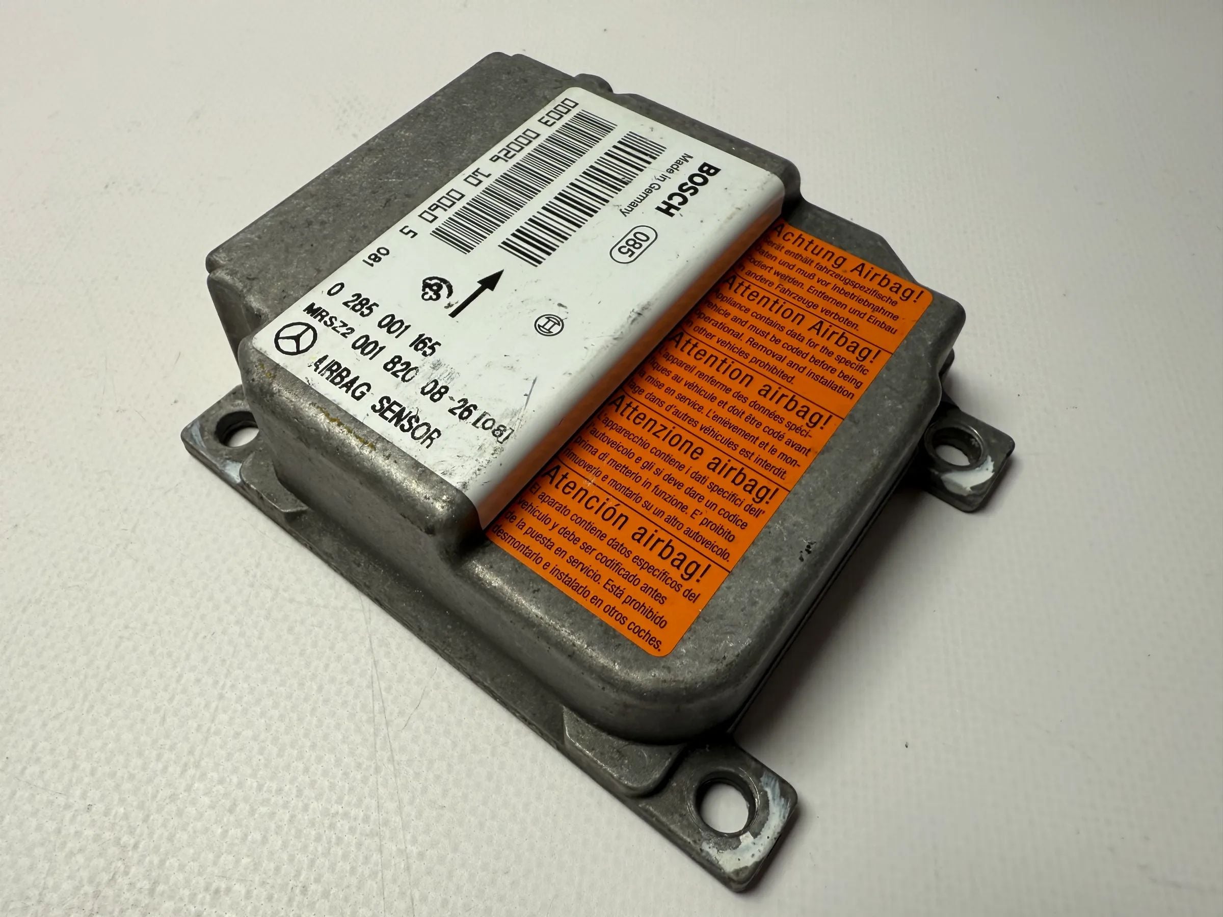 Original Mercedes Benz W202 W208 CLK Airbag Calculateur 0285001165 / 0018200826