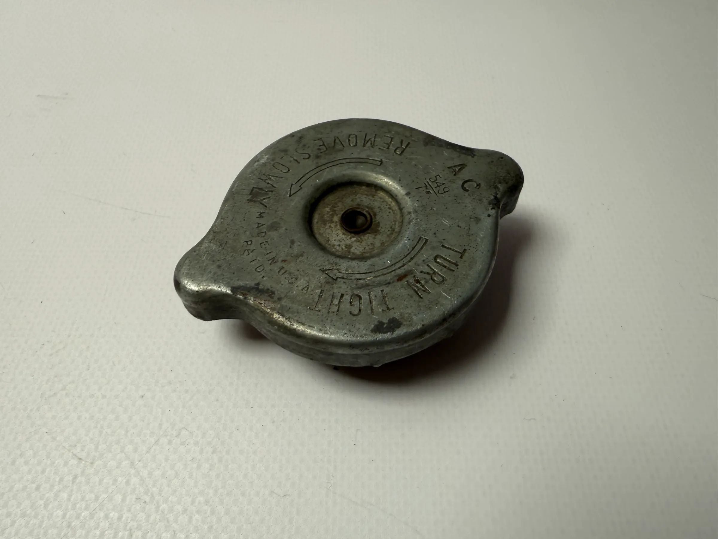 Original Opel AC Delco Tapón de Radiador para Rekord, Commodore, Admiral, Kapitän, etc. 549 7