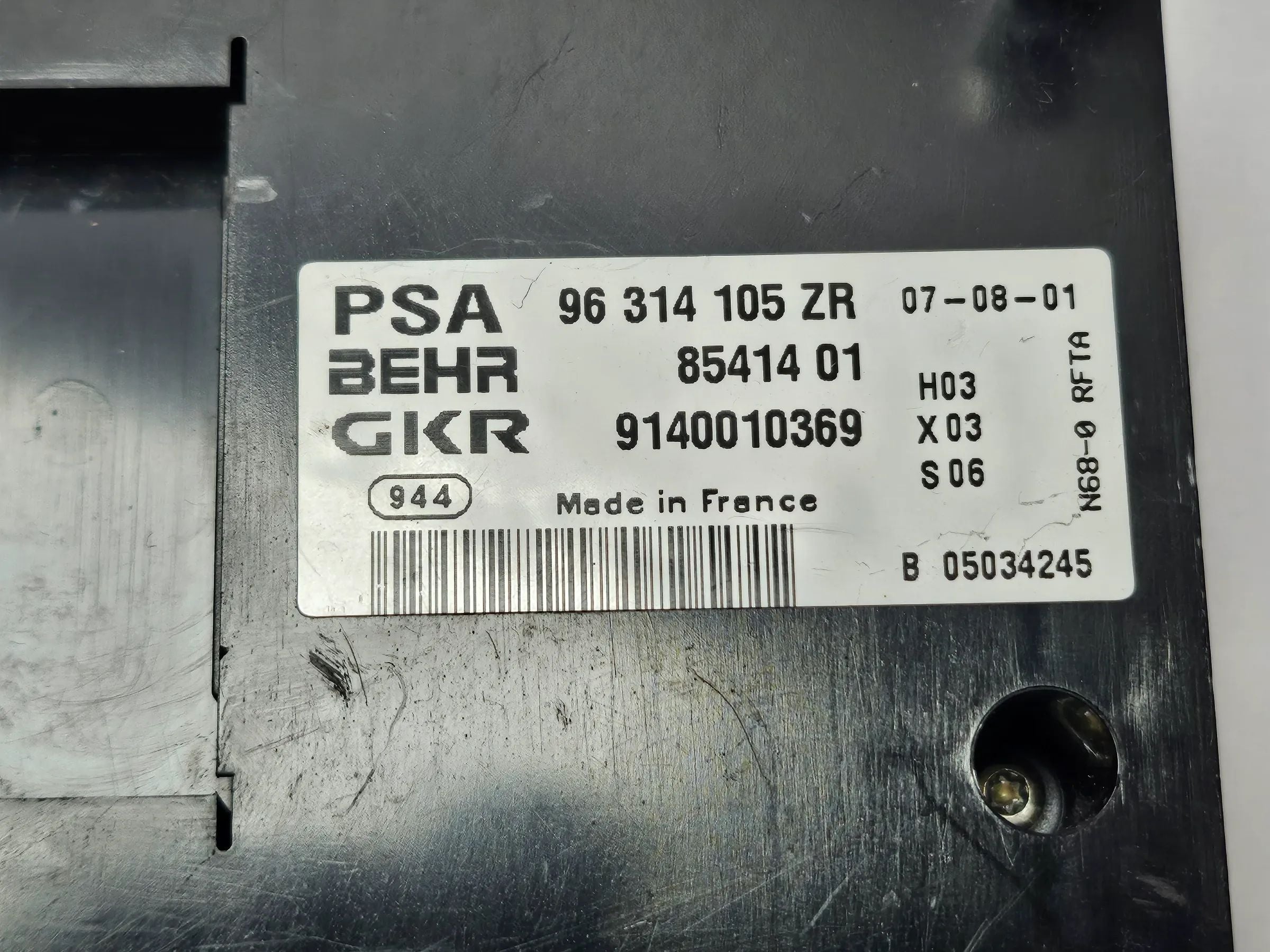 Xsara Picasso Panel Sterowania Klimatyzacją Regulator Ogrzewania Wyświetlacz Klimatronik 96314105 ZR