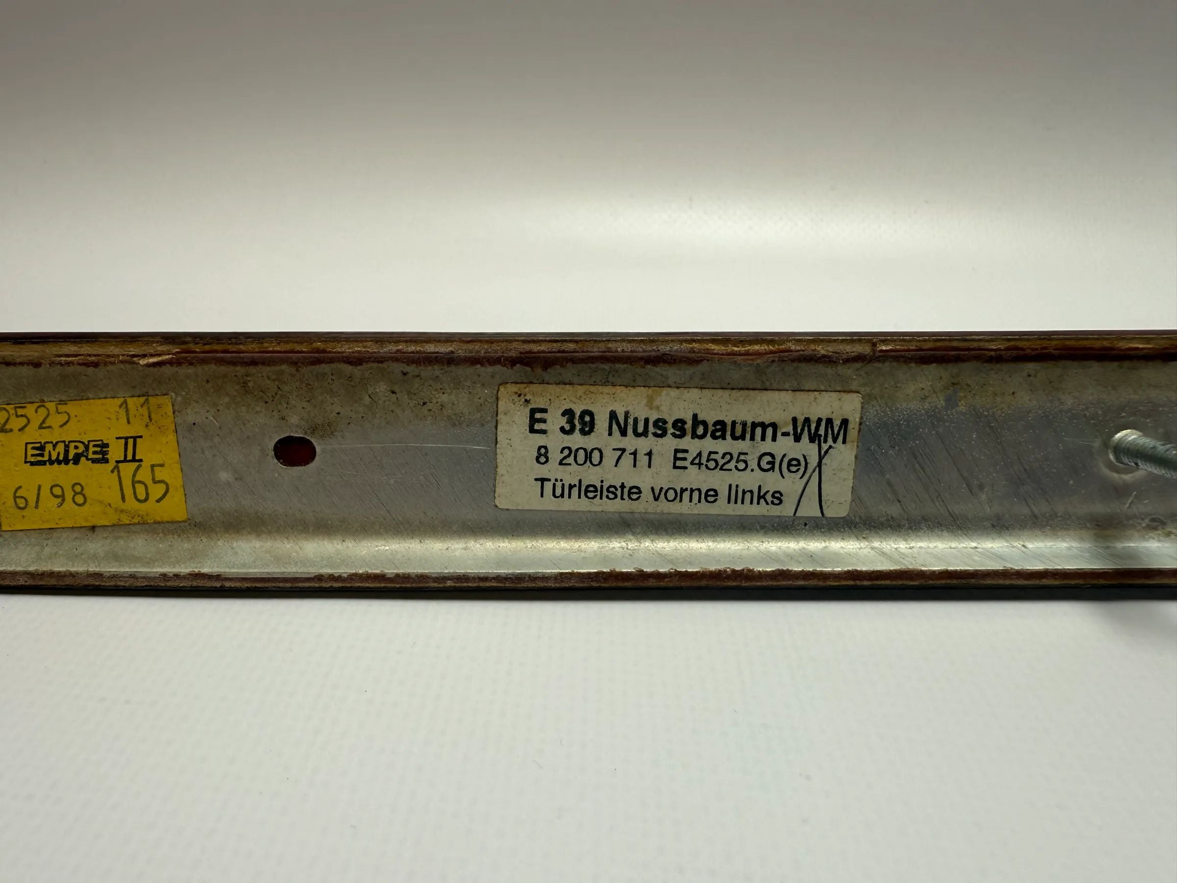 BMW 5er E39 Modanatura Decorativa Porta Anteriore Sinistra Noce 8200711