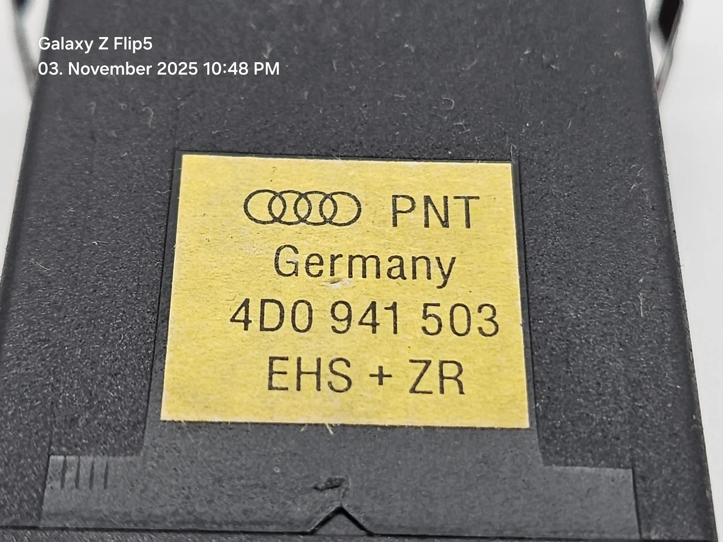 อะไหล่แท้ Audi A4 Avant B5 สวิตช์ฮีตเตอร์กระจก 4D0941503