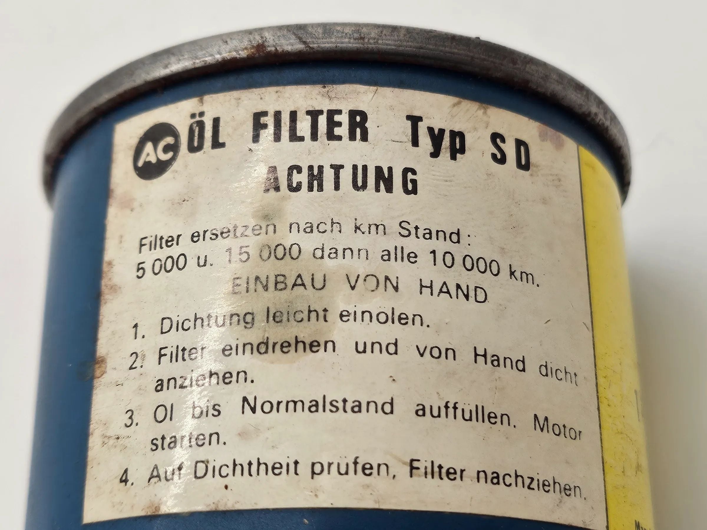 Original GM Ölfilter Austin Ford MG Opel Rover Oldtimer 650352