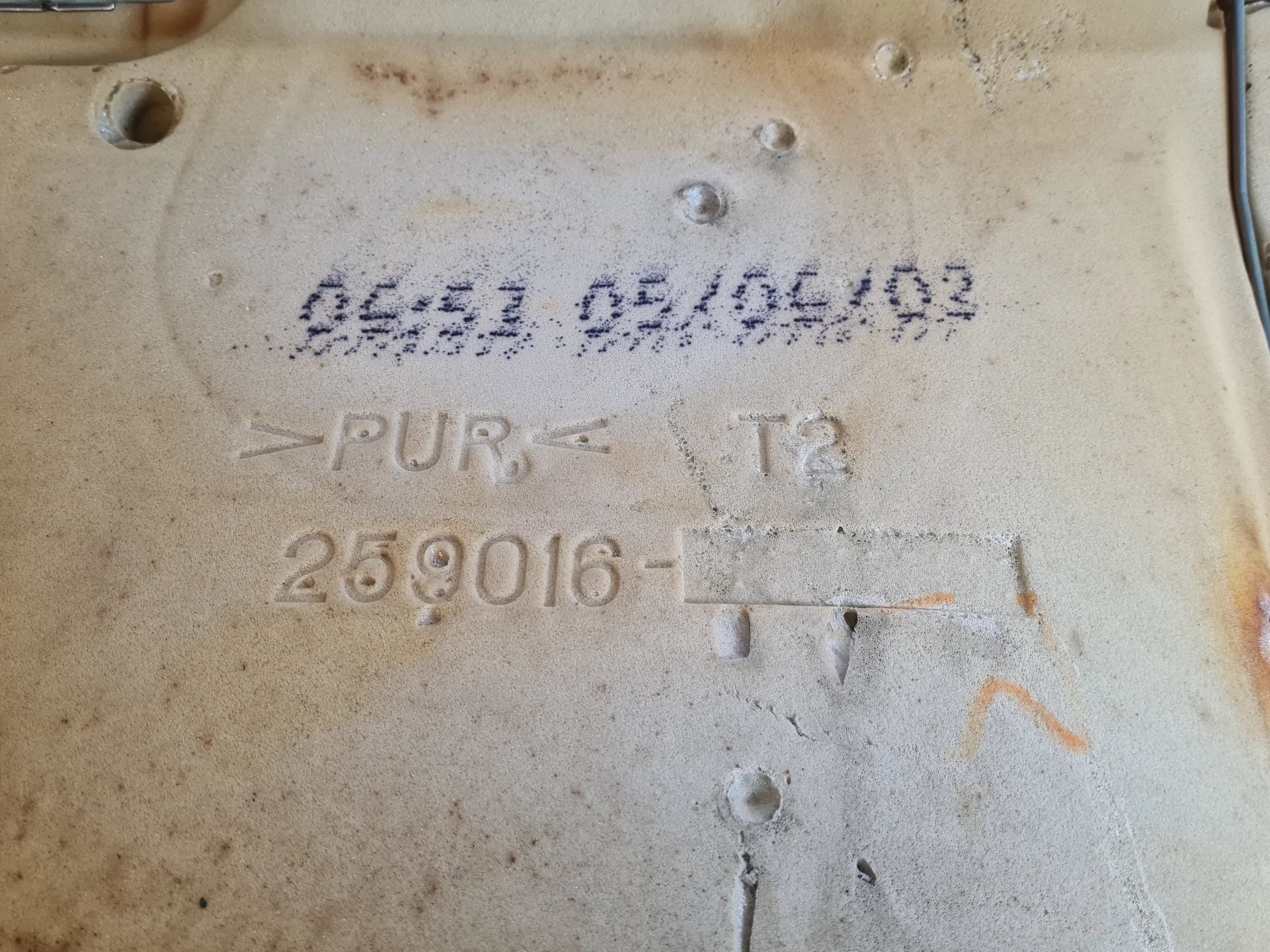 Mini One R50/R53 Rücksitz Rückbank Stoff Unten 52.20-1486661 (Original)