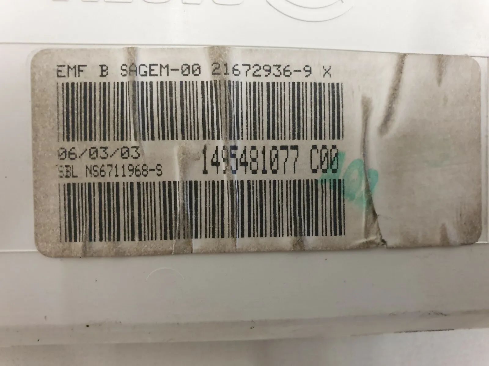 จอแสดงผลมัลติฟังก์ชัน Citroen C8 1495481077 SAGEM K24 พร้อมส่ง
