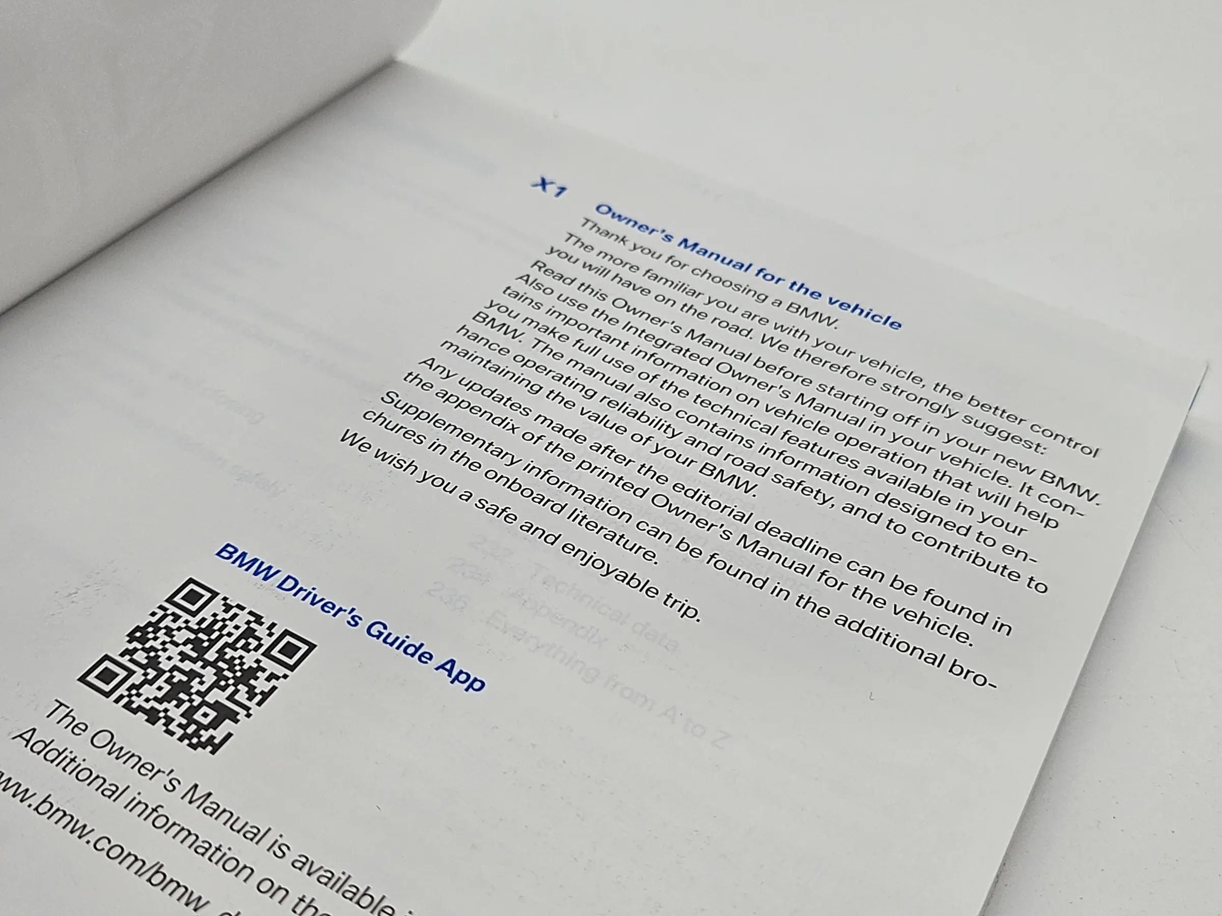 BMW X1 F48  2015 Betriebsanleitung Handbuch englisch