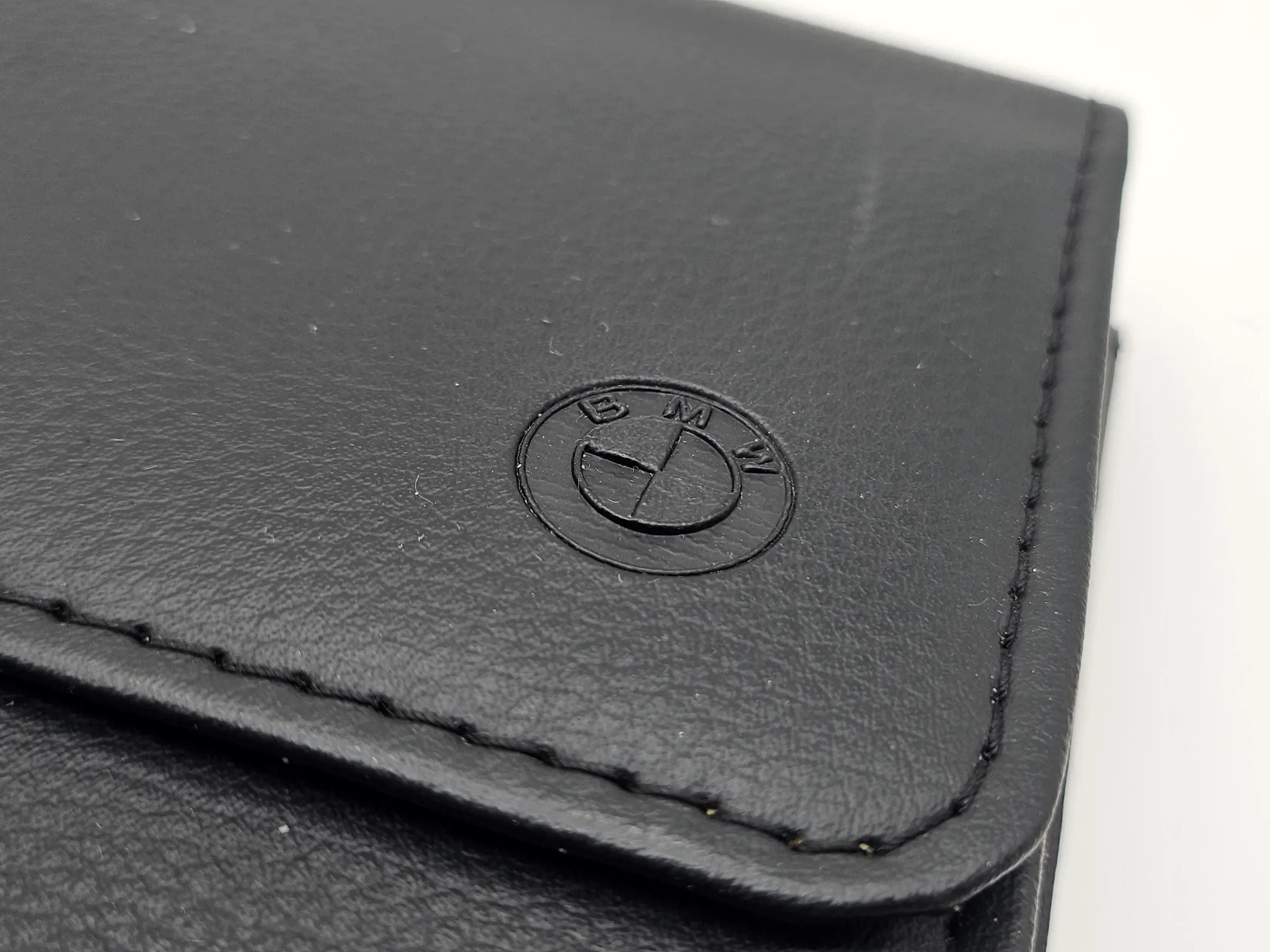 Original BMW 7er E38  Bordmappe Leder schwarz