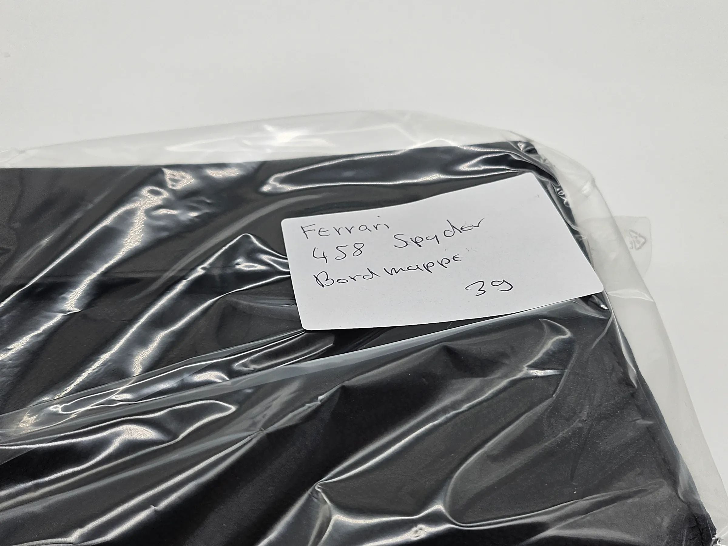 Original Ferrari 458 Spider Bordmappe Leder schwarz