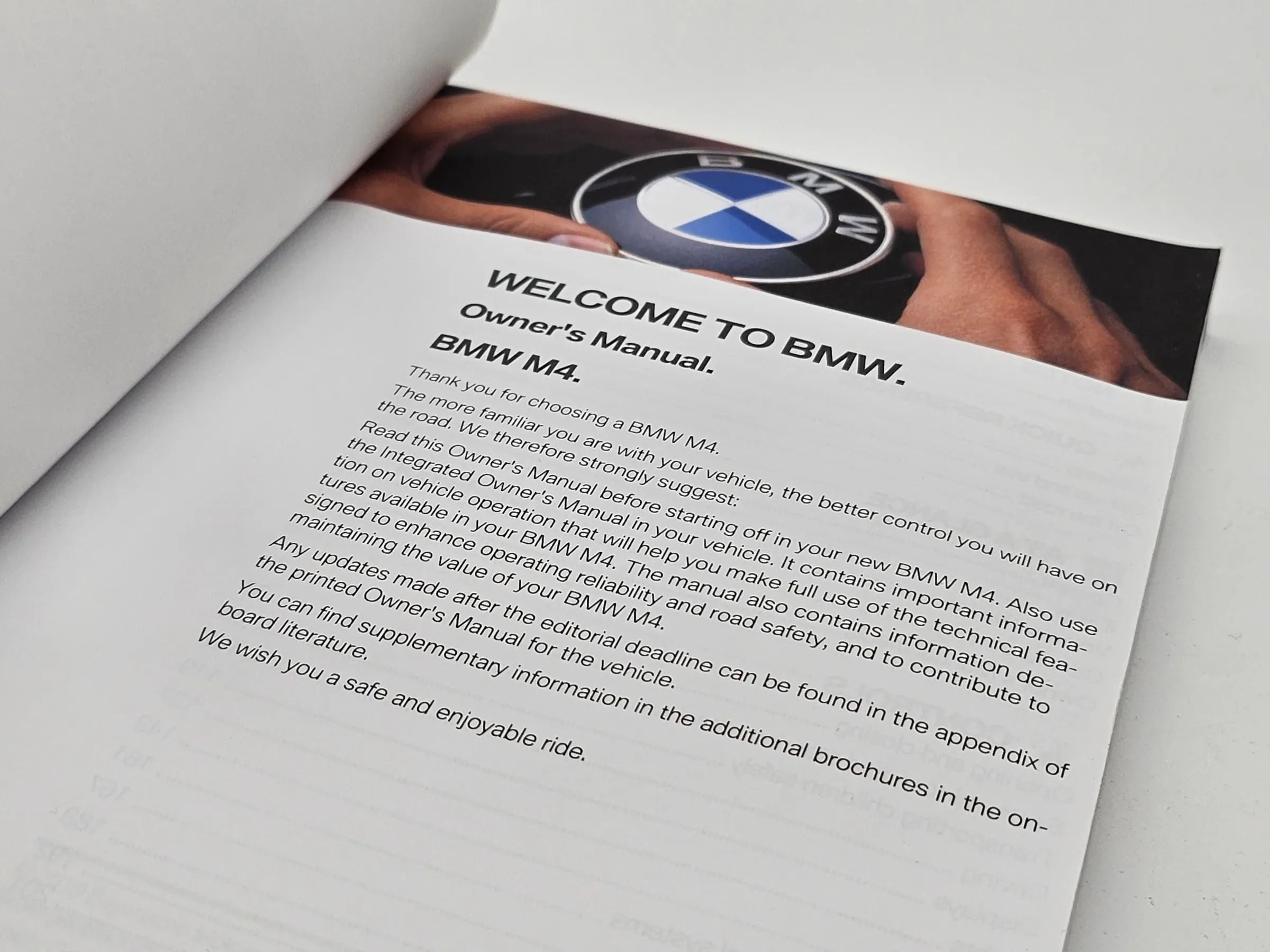 Original BMW M4 COUPE F82 Betriebsanleitung  Bedienungsanleitung Bordbu englisch
