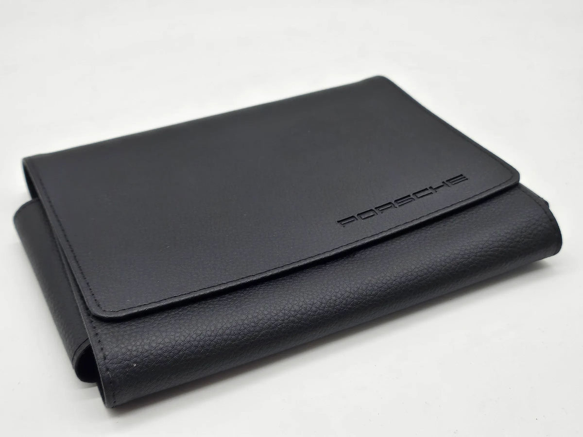 Original Porsche Cayenne 9Y Bordmappe Leder schwarz 2019