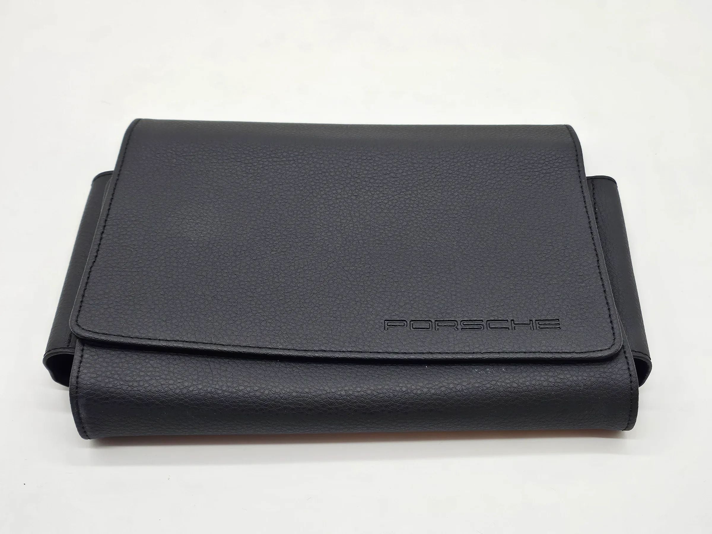Original PORSCHE 911 CARRERA  Typ 991 Bordmappe leder schwarz