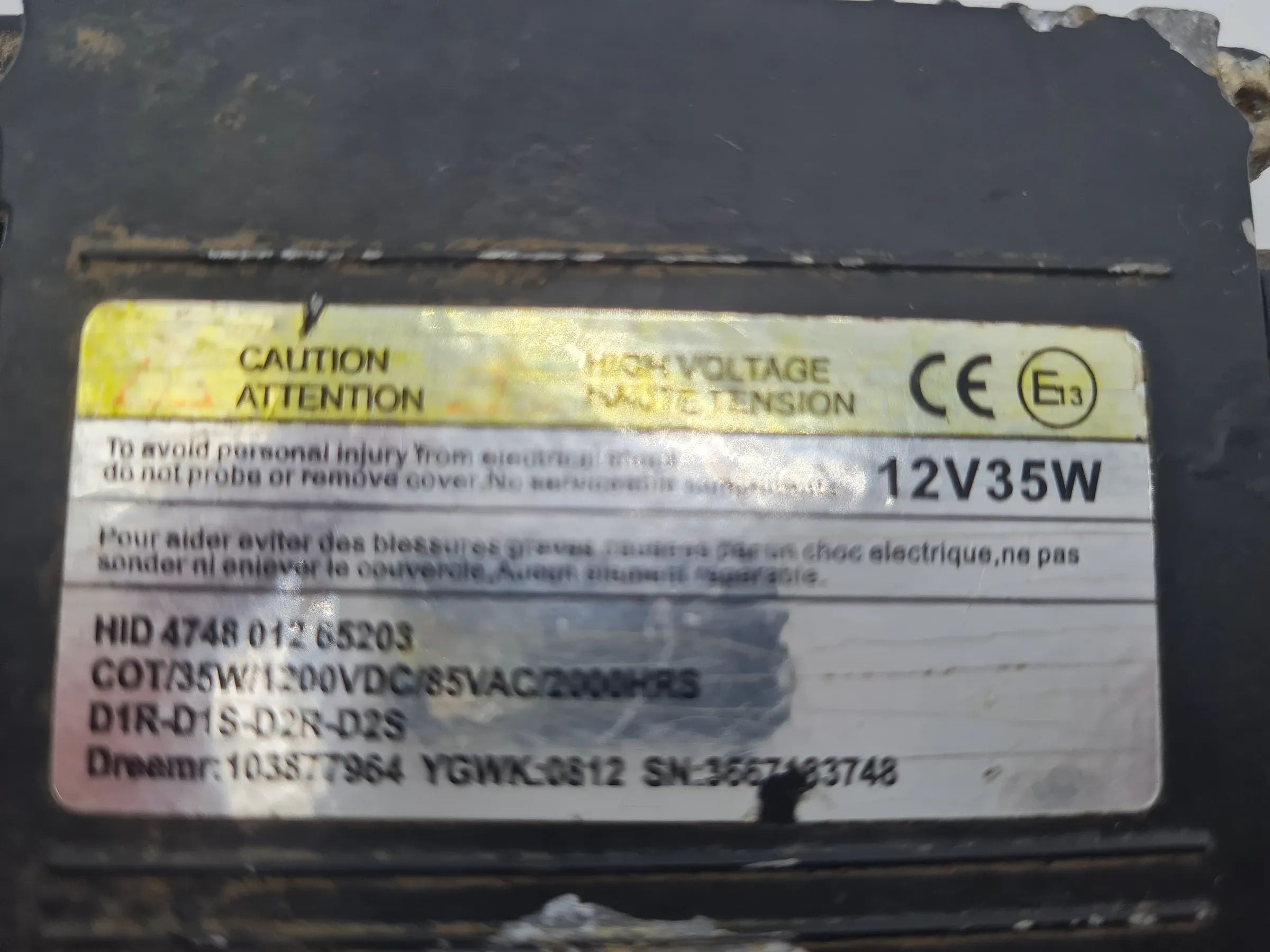 Original Audi A8 (4D2/4D8) Xenon Steuergerät 28678262