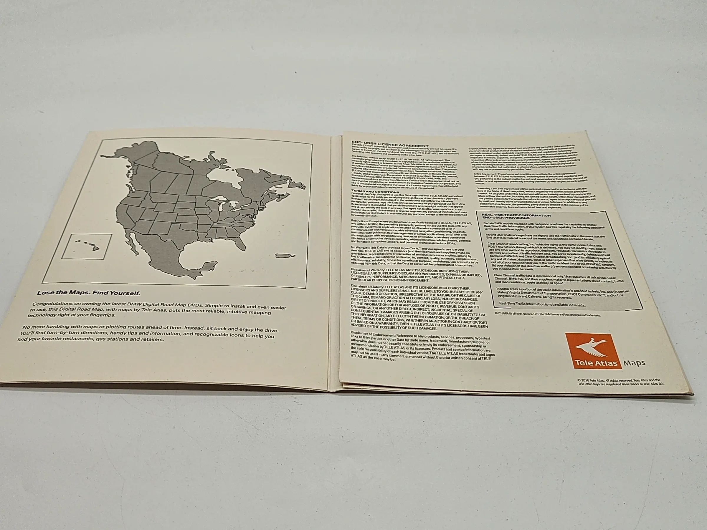 Original BMW  E60 Navigation prof.  2 Disc DVD North America 2010 65902158158