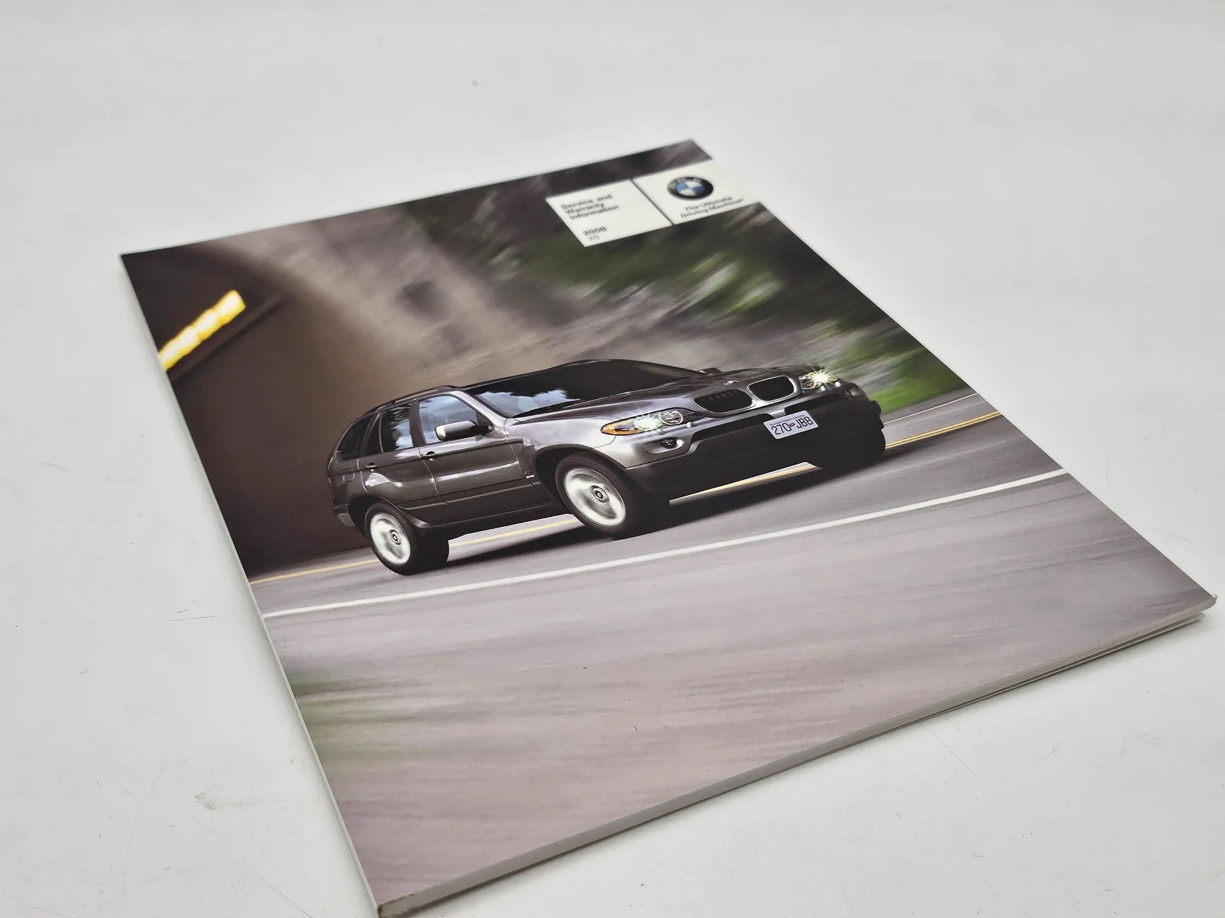 Original BMW X5 E70 2008 Service and Warranty Information englisch