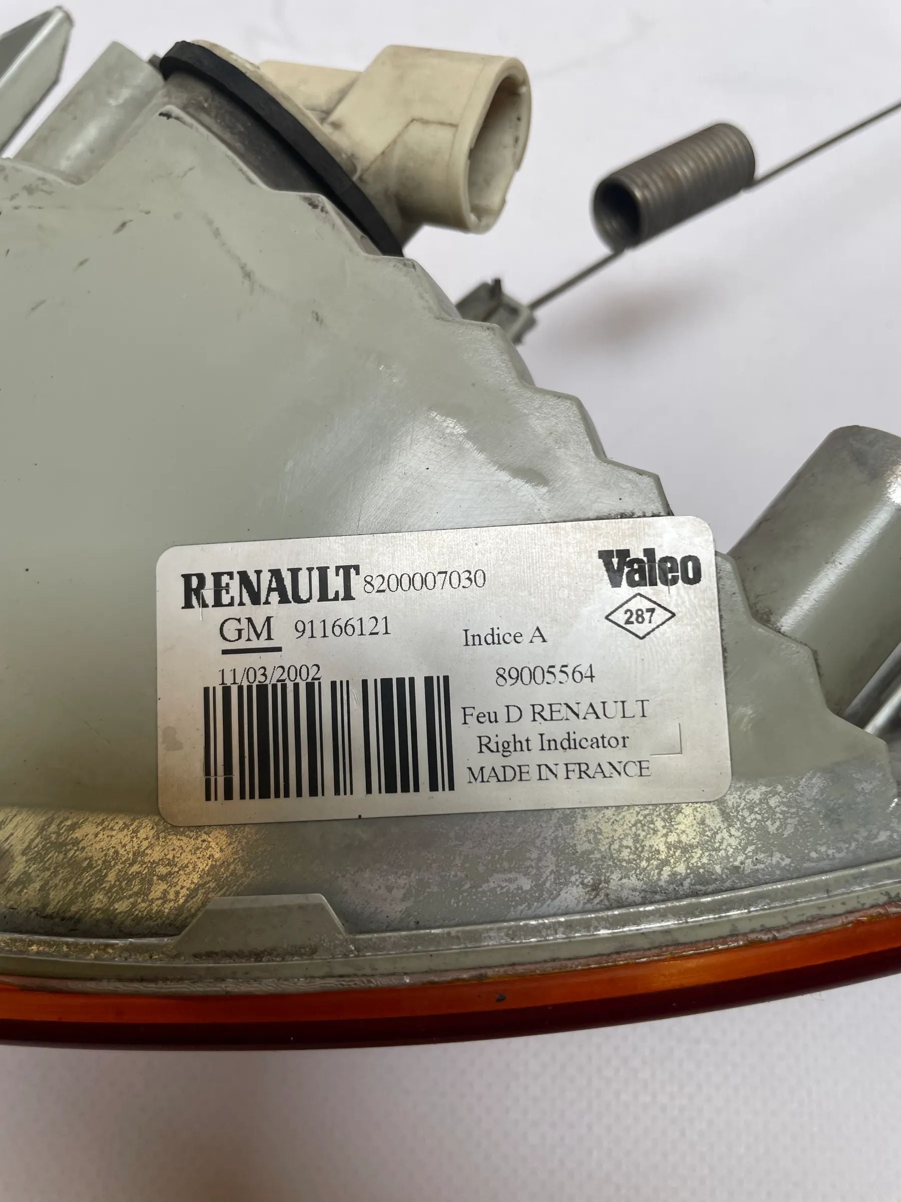Original Renault Trafic (JL/FL/EL) Blinklicht Links 89005564