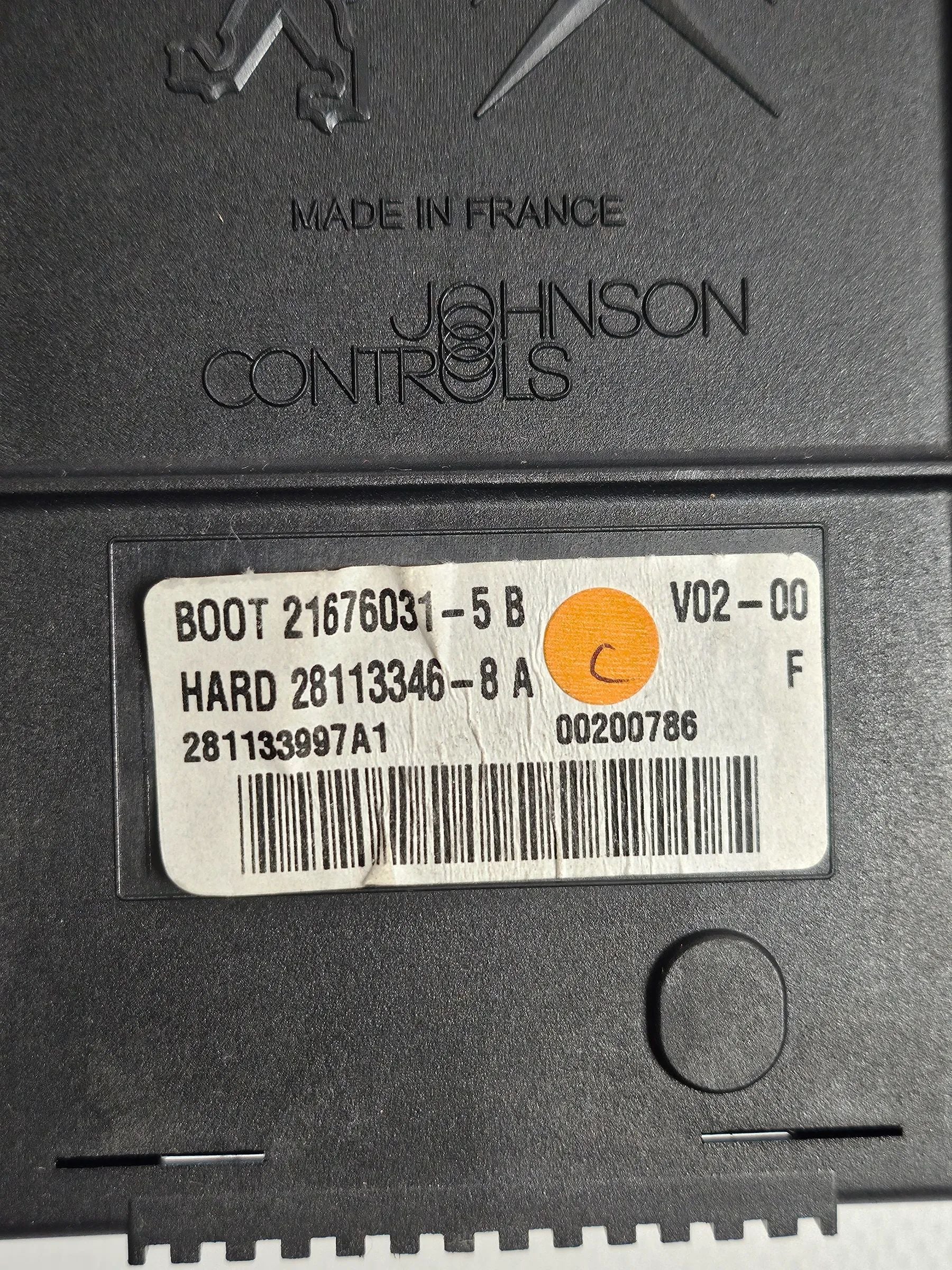 Original CITROËN C5 II RC Komfortsteuergerät Bordnetzsteuergerät 9658158780