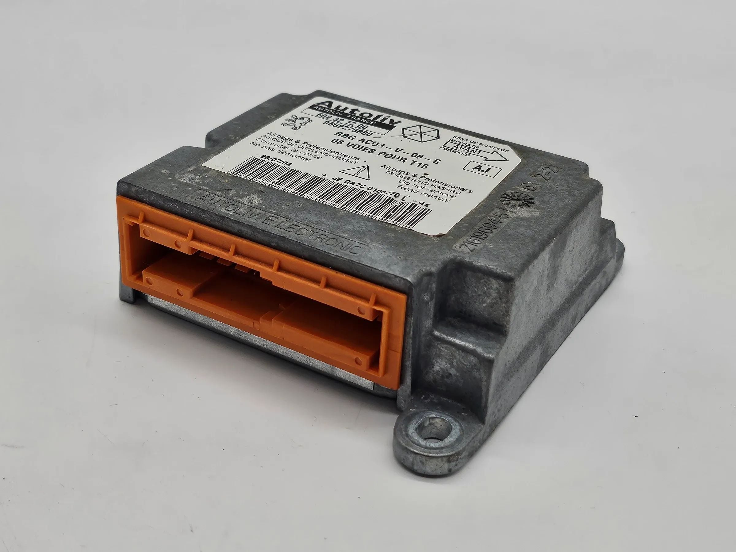 Original Peugeot 206 CC Airbagsteuergerät Airbag Steuergerät 9652275880