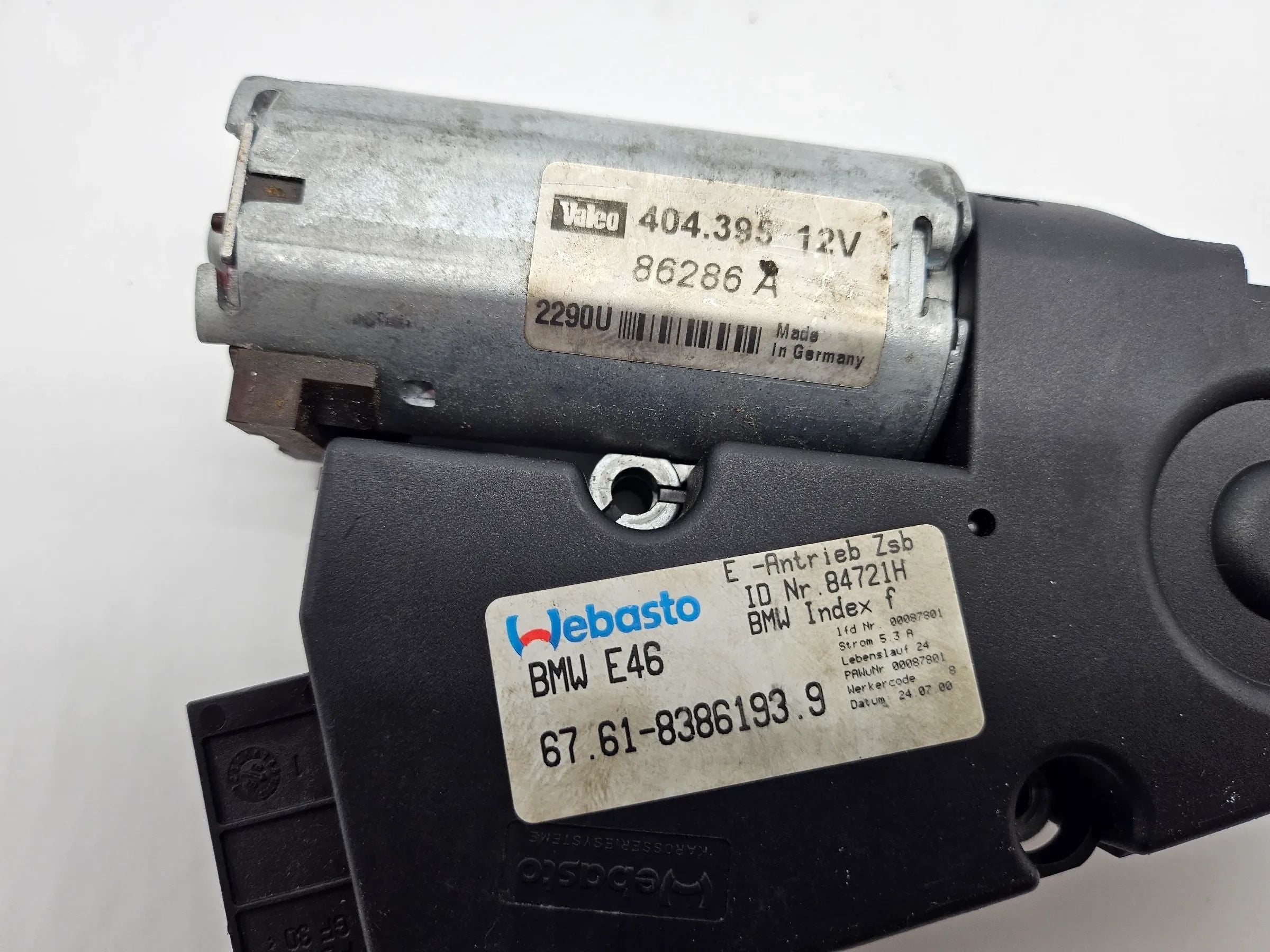 Оригинальный двигатель и люк BMW 3 серии Touring (E46) 67.61-8386193.9 320i