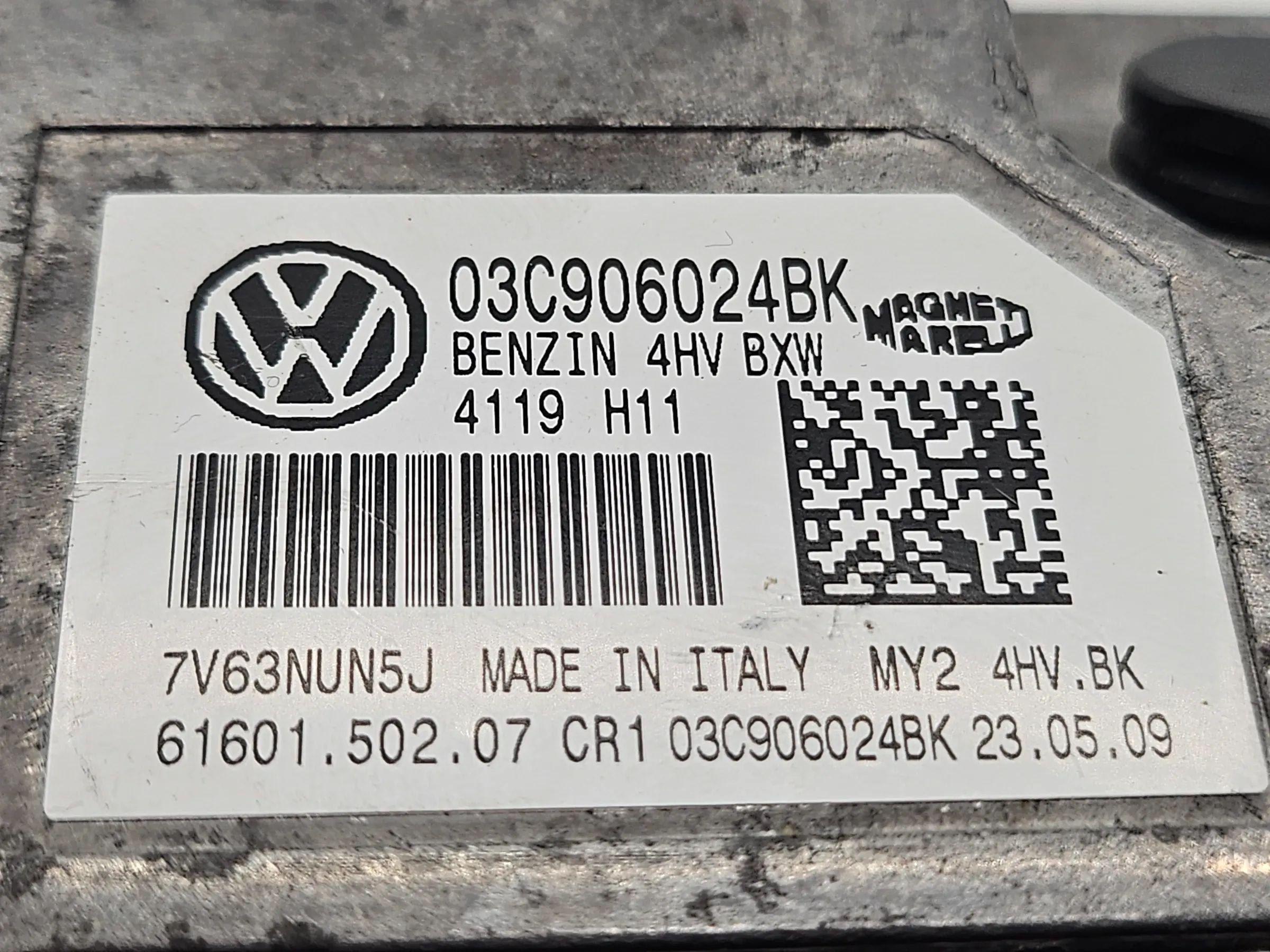 อะไหล่แท้ Seat Ibiza 6J 1.4 63kW กล่องควบคุมเครื่องยนต์ 03C906024BK