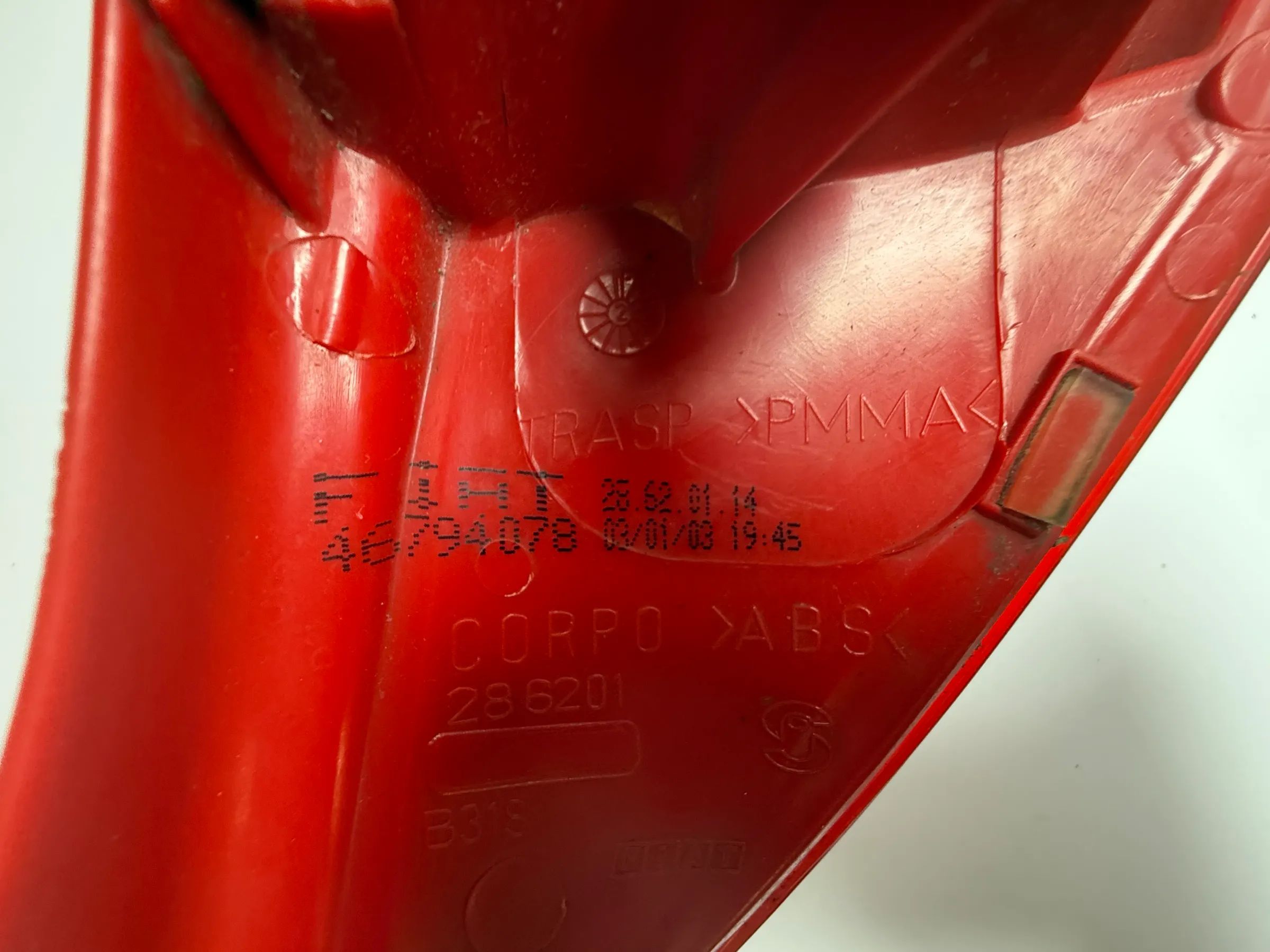 Fiat Punto 188 Original Rear Light Taillight 286201 Left 