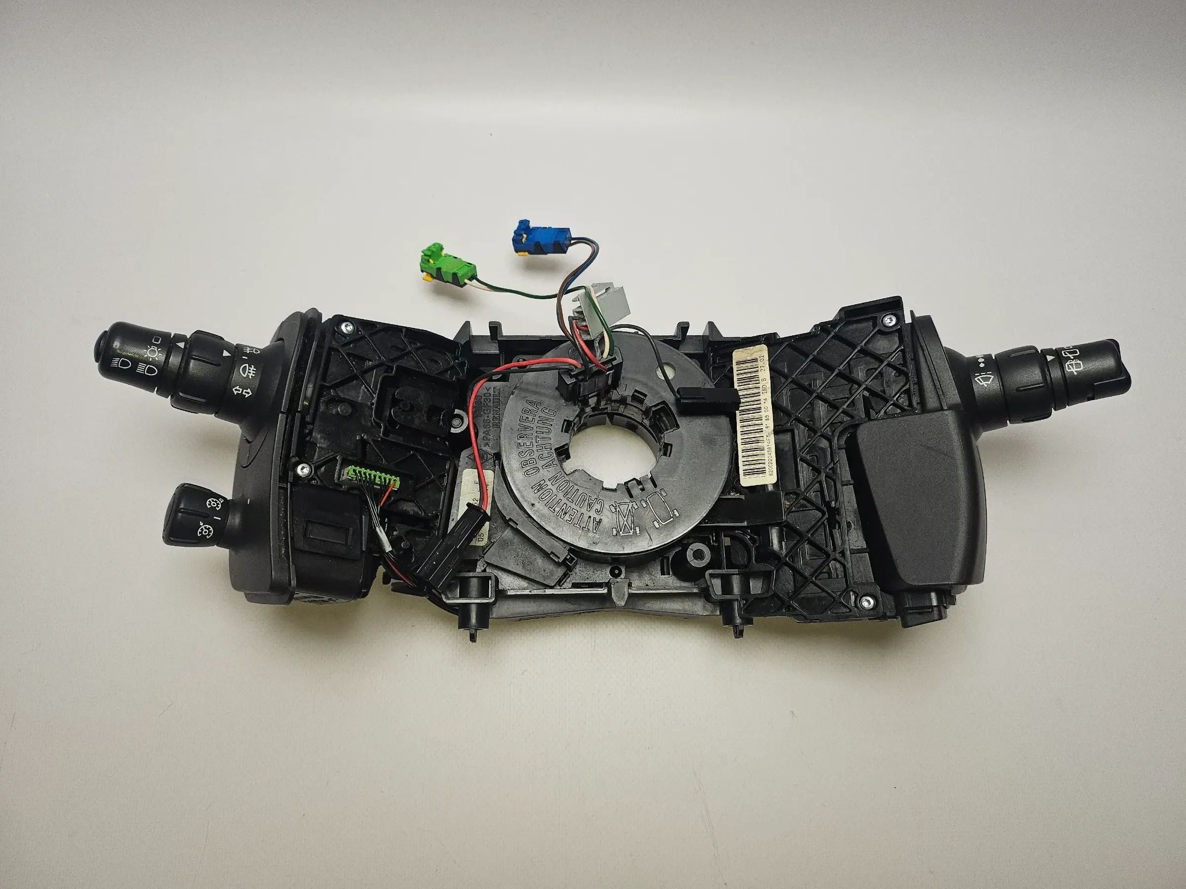 Оригинальный подрулевой переключатель Renault Grand Scenic II JM с контактным кольцом 8200220458 | Auto-veritas