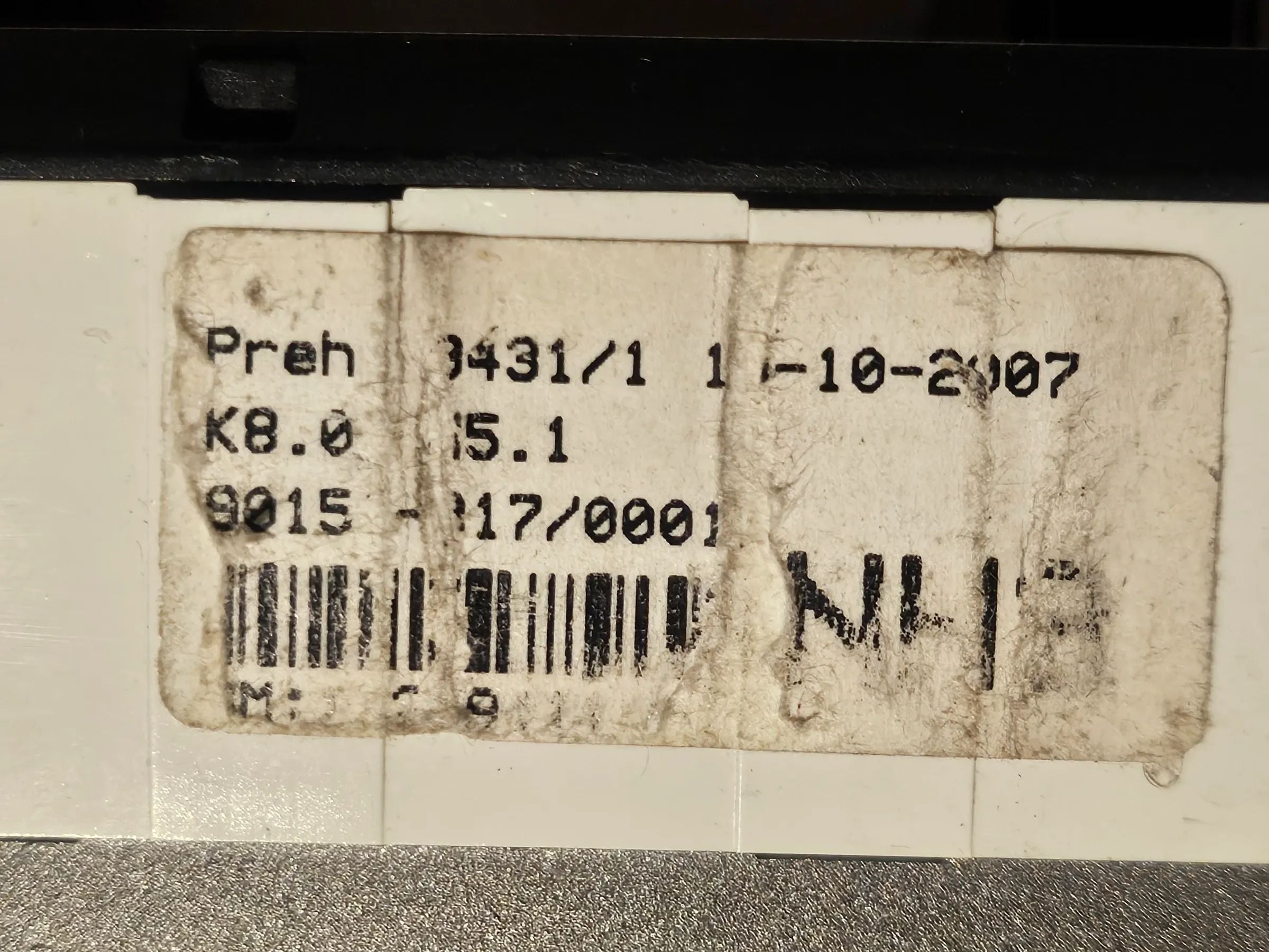 Оригинальное управление отоплением климат-контроль Опель Зафира 90151317