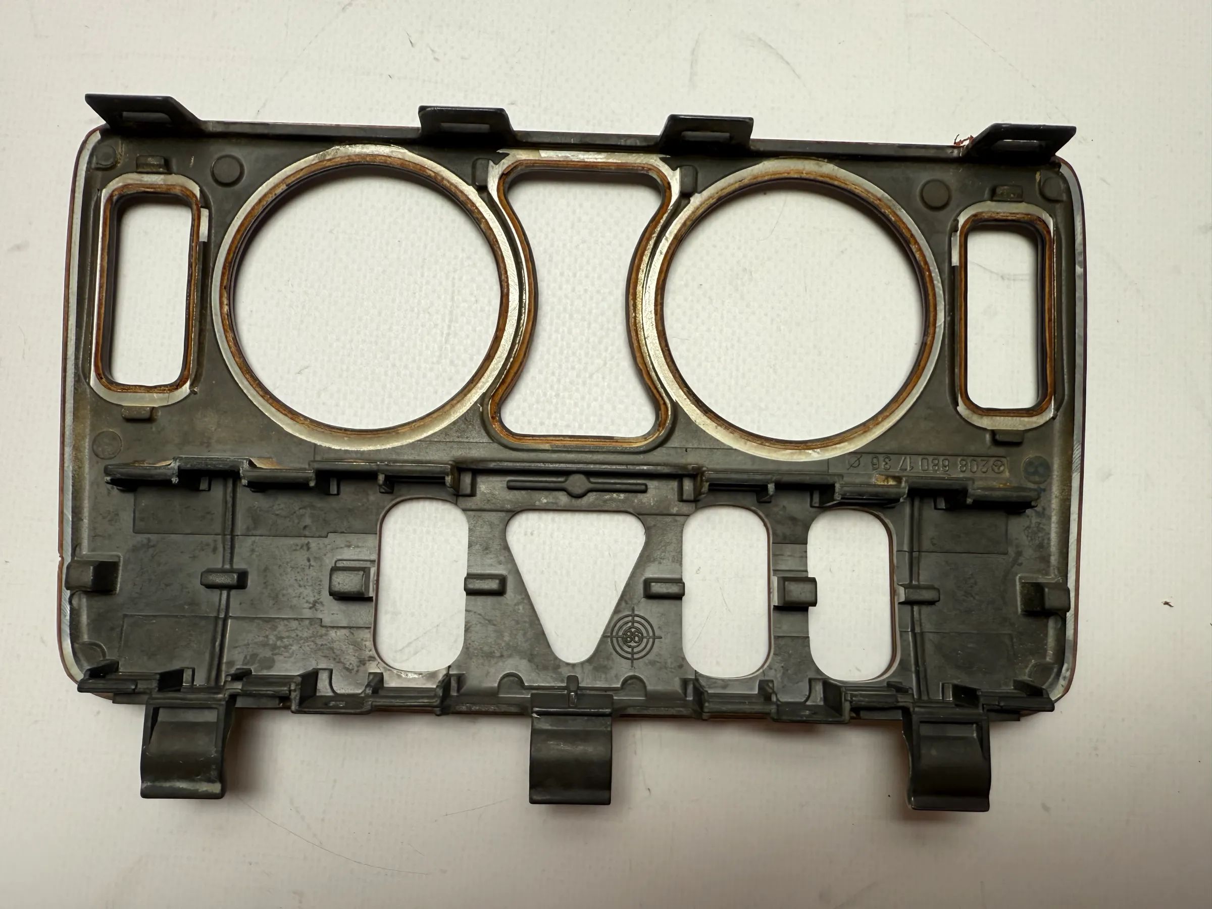 Originele Mercedes Benz A208 Schakelaarpaneel Wortelnoten Afdekking 2086801736