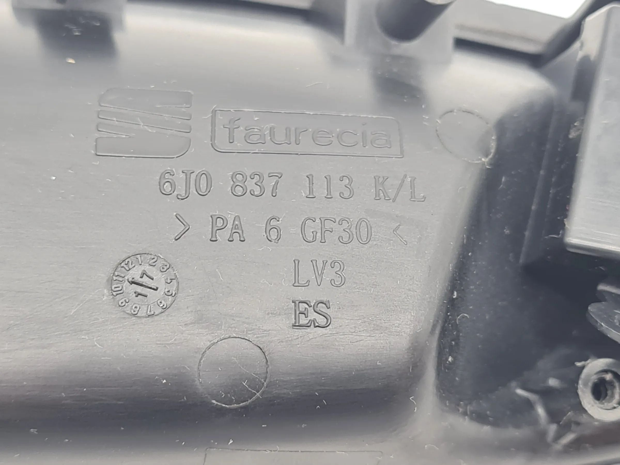 Original Seat Ibiza IV (6J5/6P1) Türgriff Verchromt Links Vorne 6J0837113
