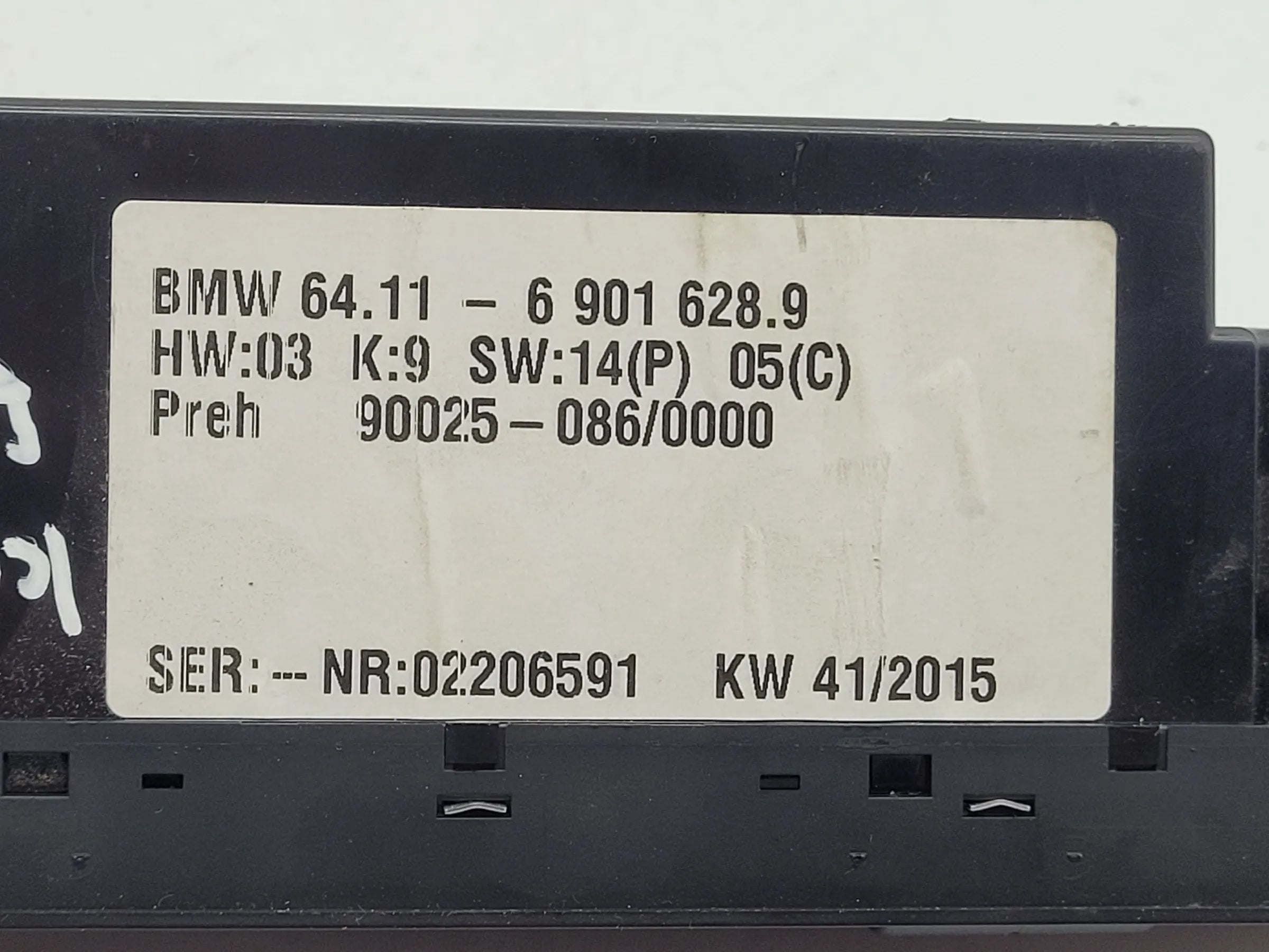 BMW 5er Touring E39 Bedienteil Klimaautomatik Klima 64.11-6901628.9 Original