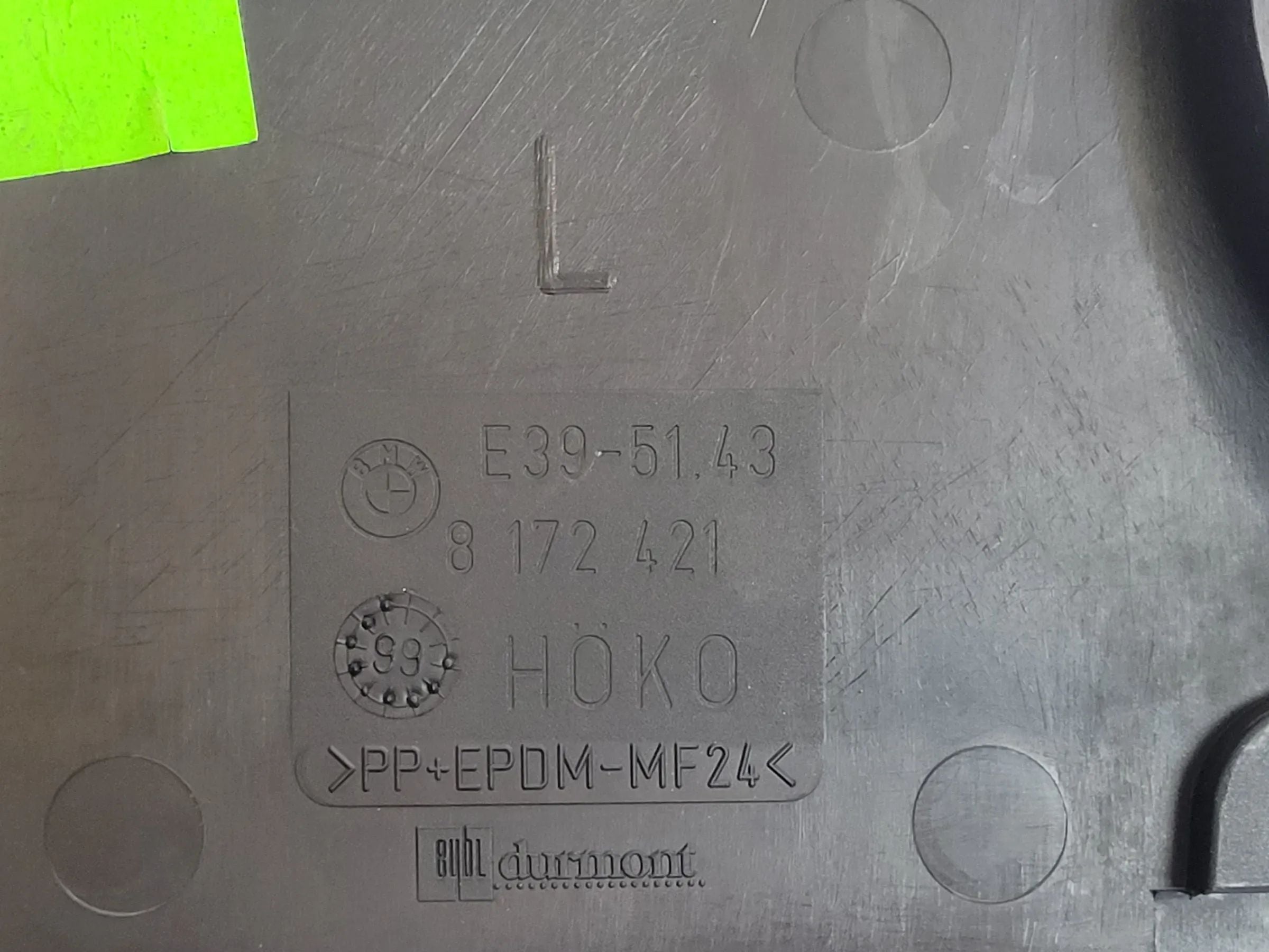 BMW 5er Touring E39 B-Säulenverkleidung Abdeckung Links 51.43-8172421 Original