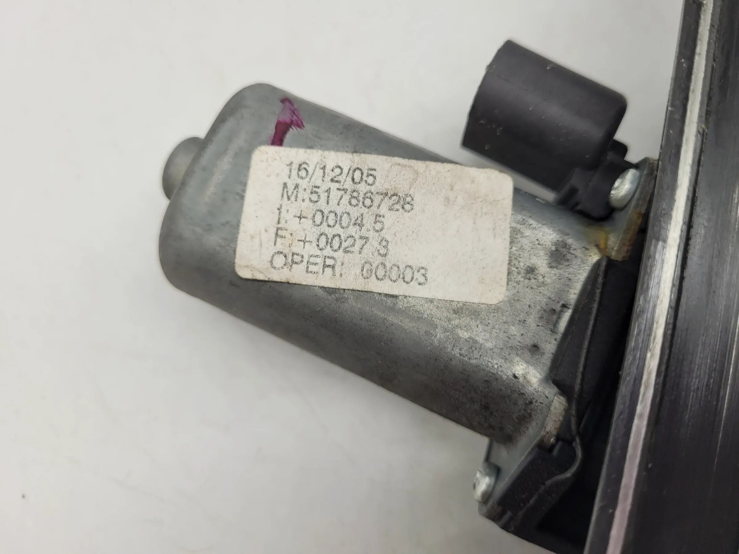 Fiat Punto Grande 199 Fensterhebermotor + Gestänge Rechts 51786728 Original