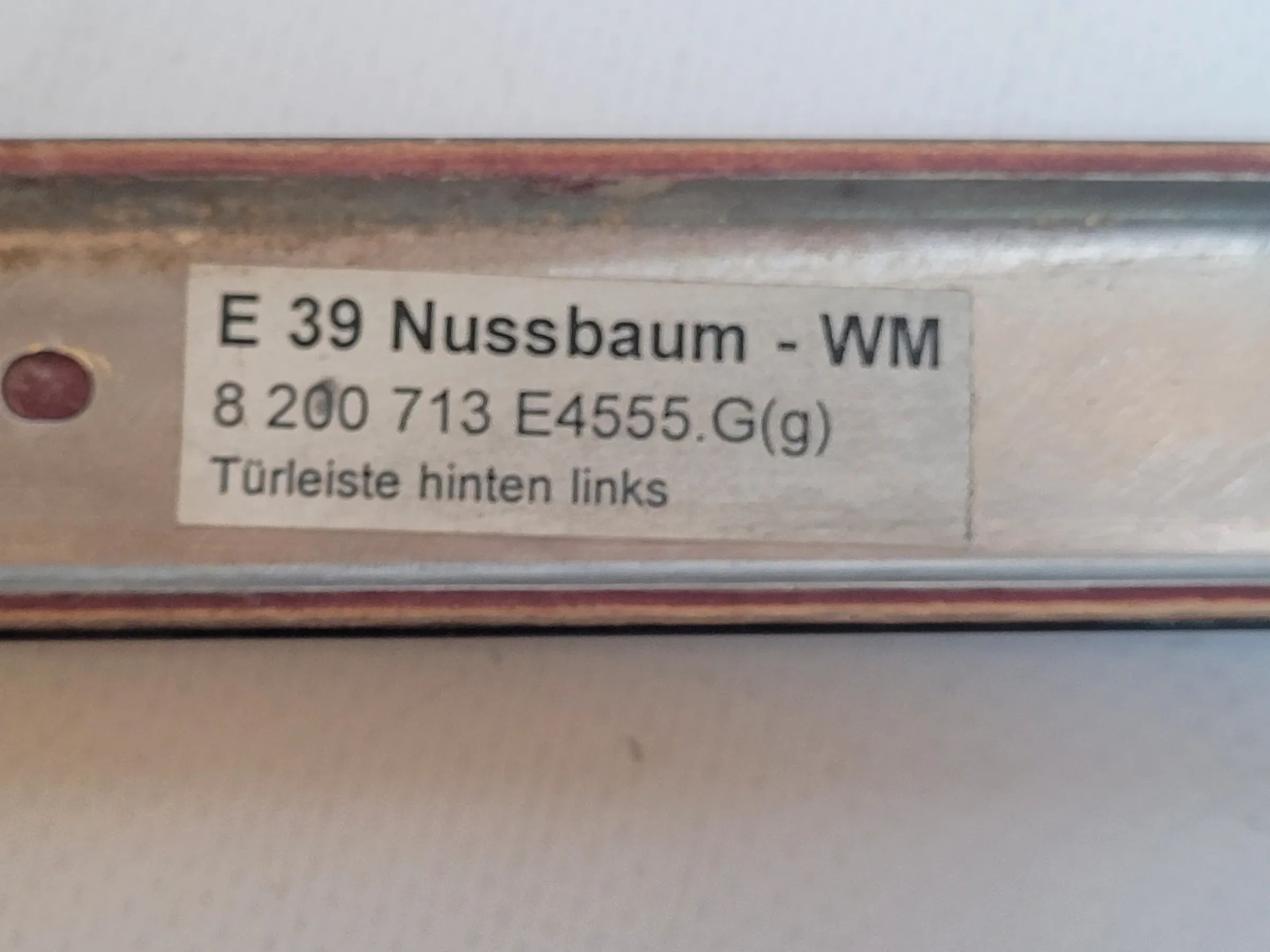 BMW 5er Touring E39 Türleiste Nussbaum Zierleiste Hinten Links 8200713