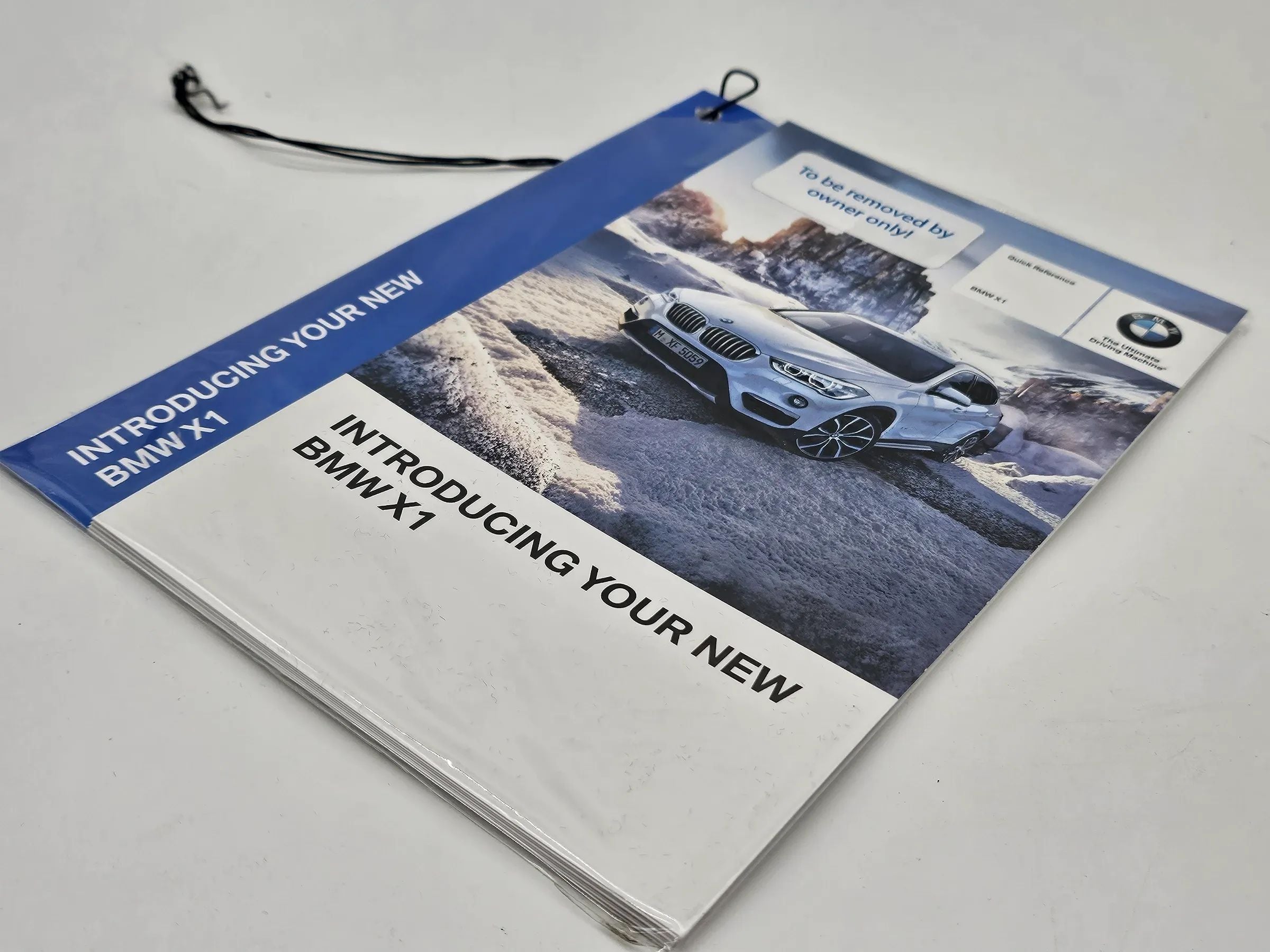 Original BMW X1 F48  2016  Schnell Betriebsanleitung US englisch 01002365364