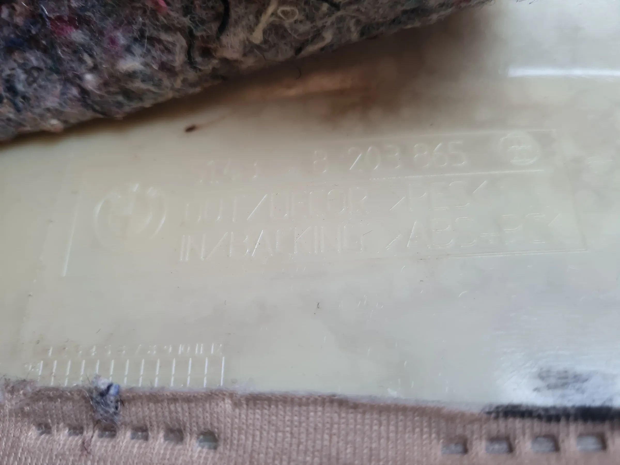 Original BMW X5 (E53) VerkleidungAbdeckung A-Säule Rechts Beige 51.43-8203865