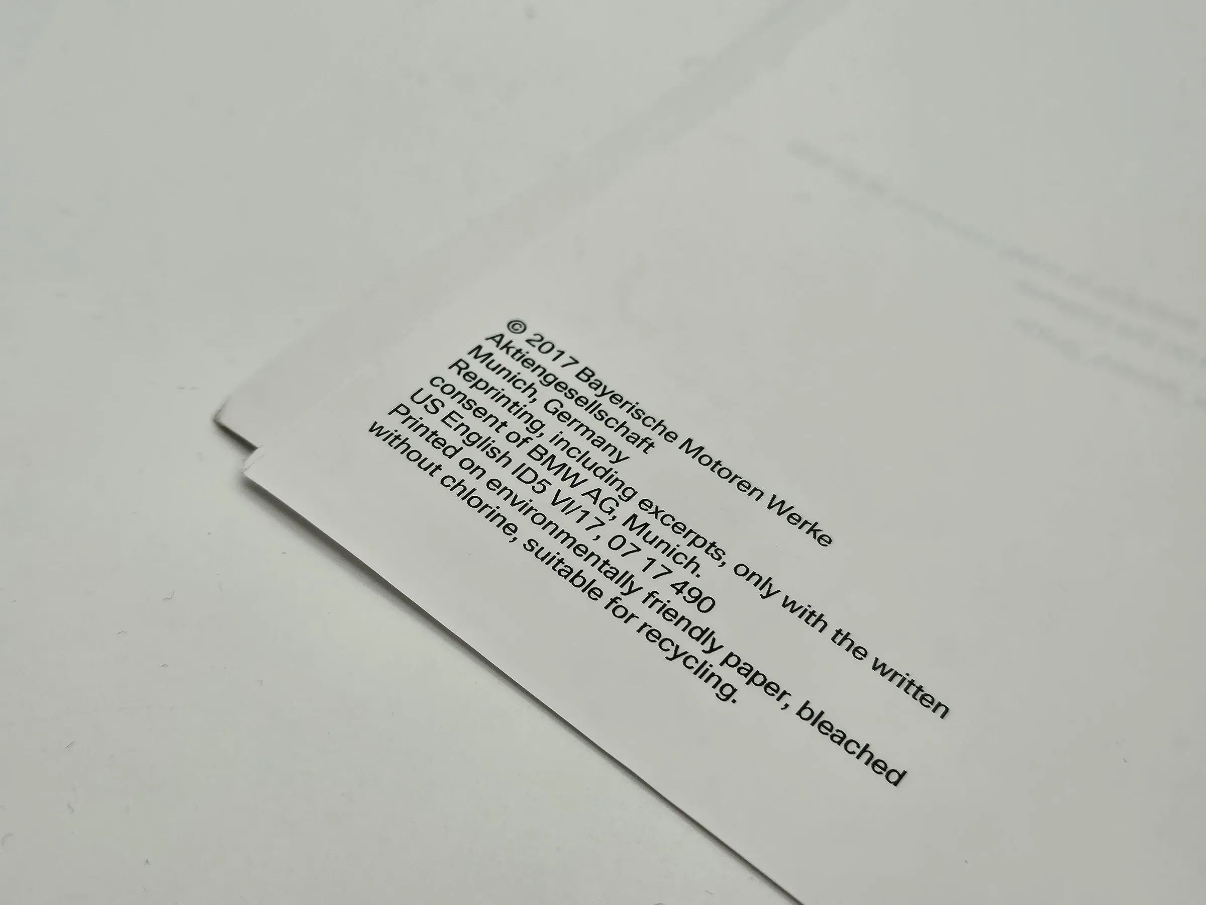 宝马2系双门轿跑 F22 2017 使用说明书 英文版