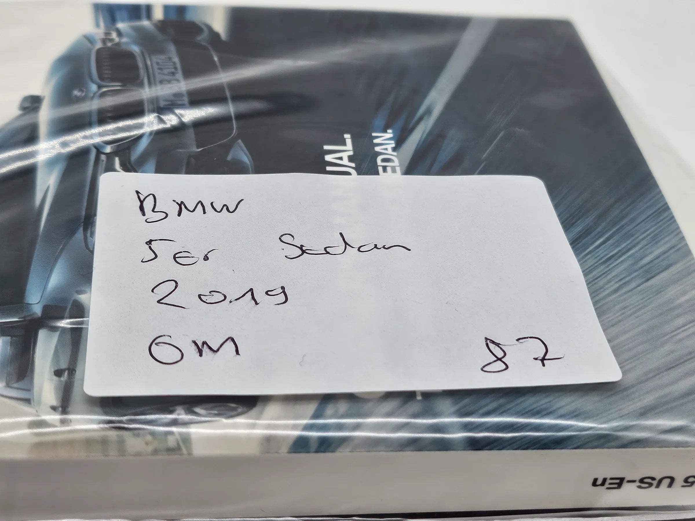 Original BMW 5 er F90 2019 Betriebsanleitung Bordbuch Limousine englisch US