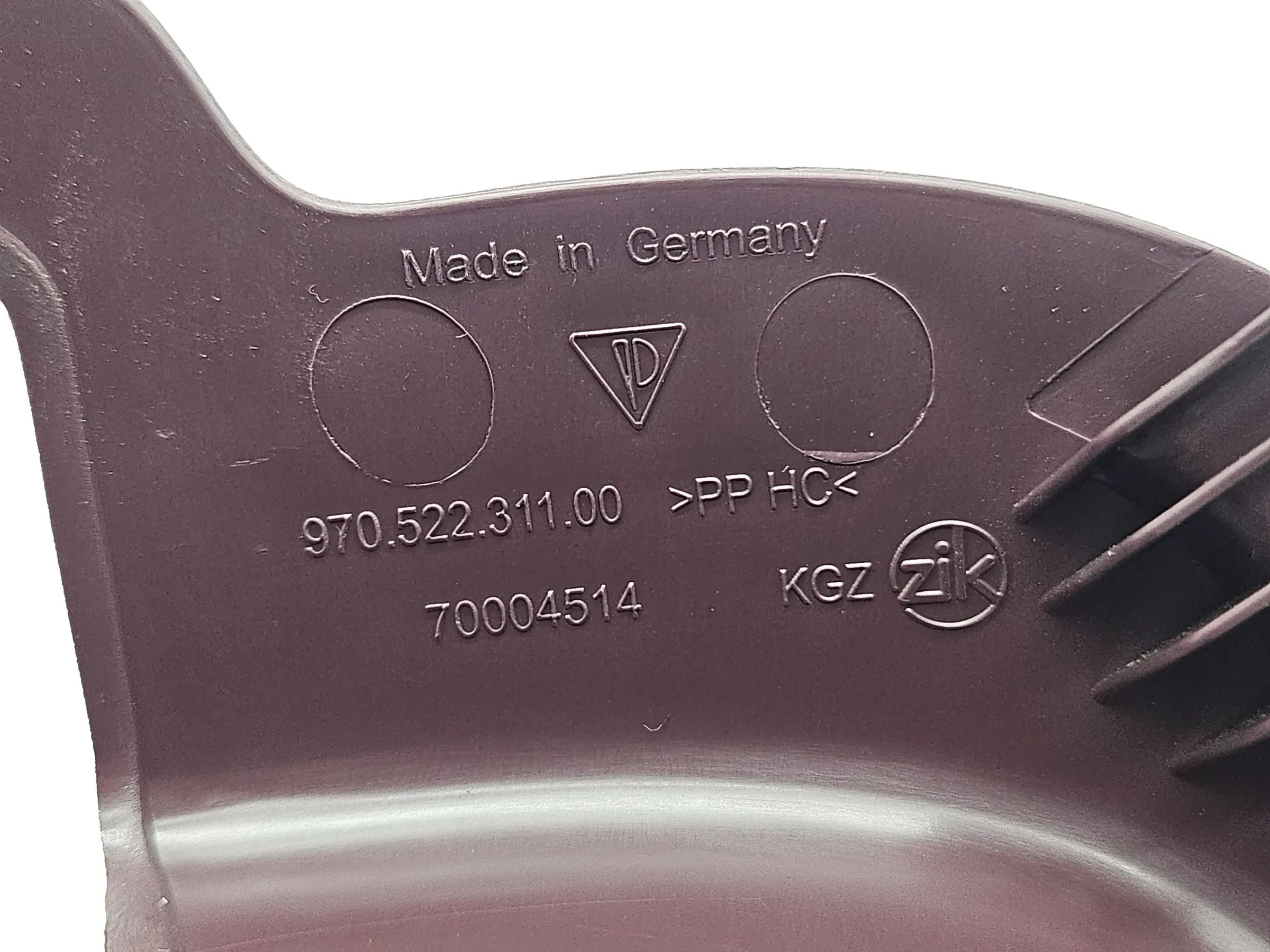 Original PORSCHE PANAMERA 970 Verkleidung Schloss bordeaux rot 97052231100