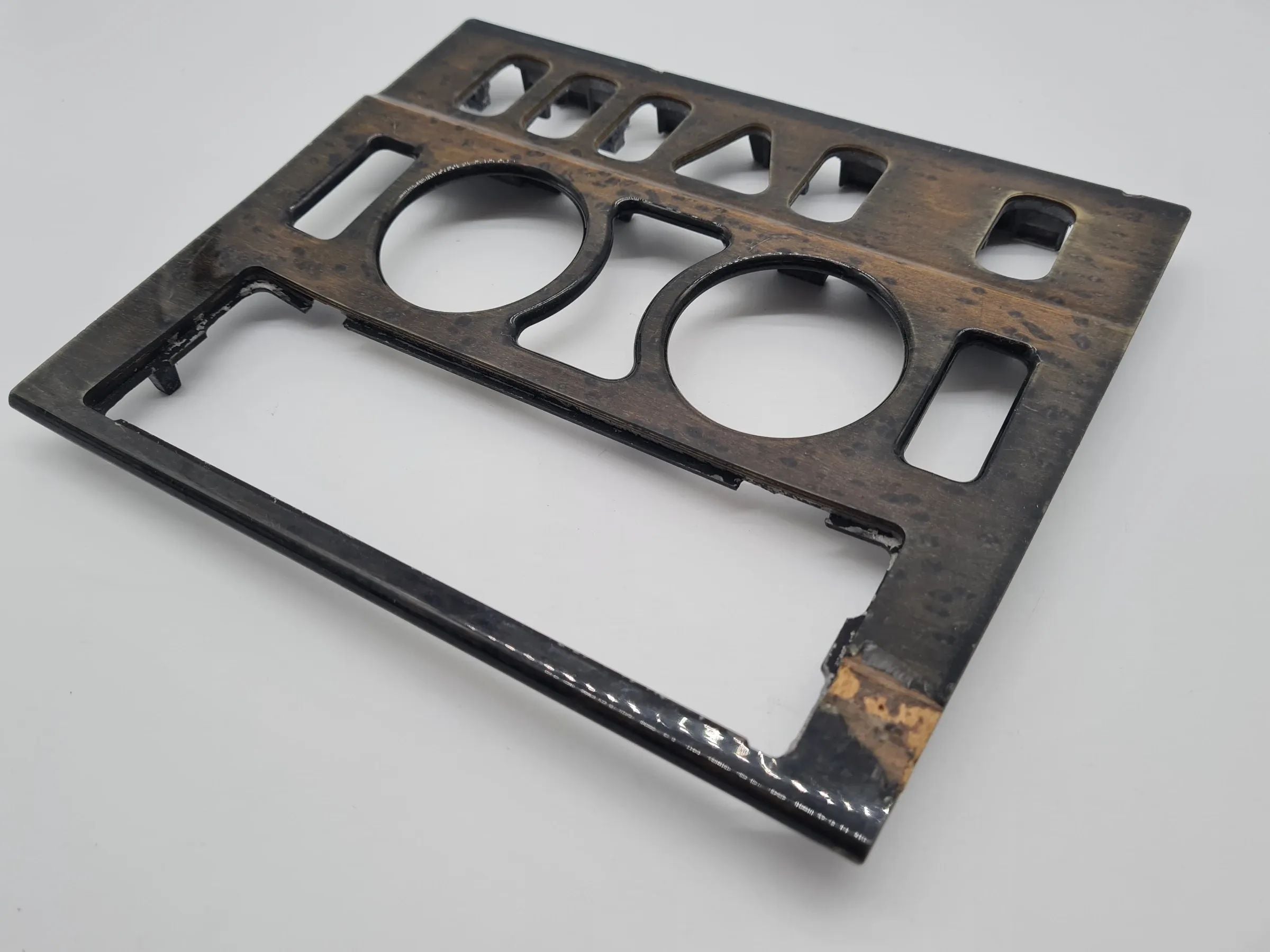 Original Mercedes E-Klasse (W210) Abdeckung Mittelkonsole Holzoptik A2106880308