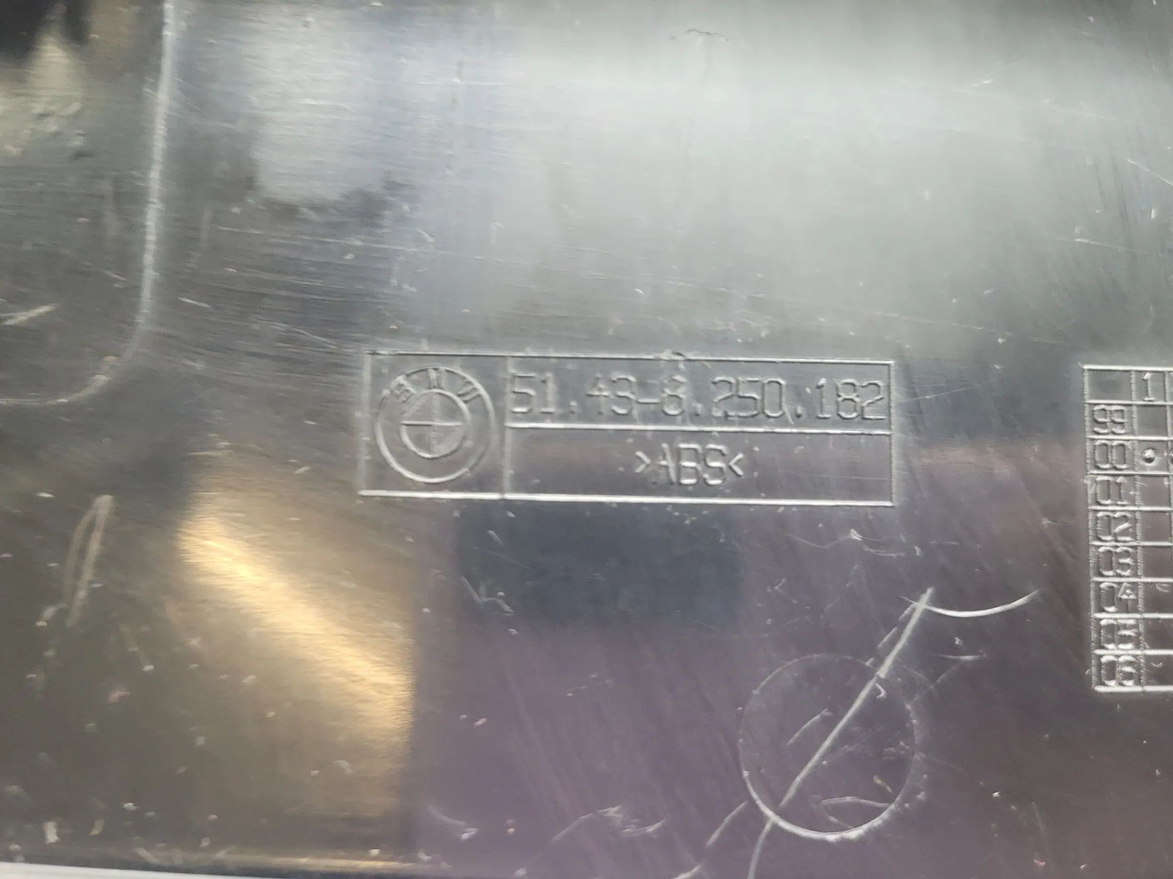 Original BMW X5 (E53) Verkleidung Abdeckung Fußraum Rechts 51.43-8 250 182