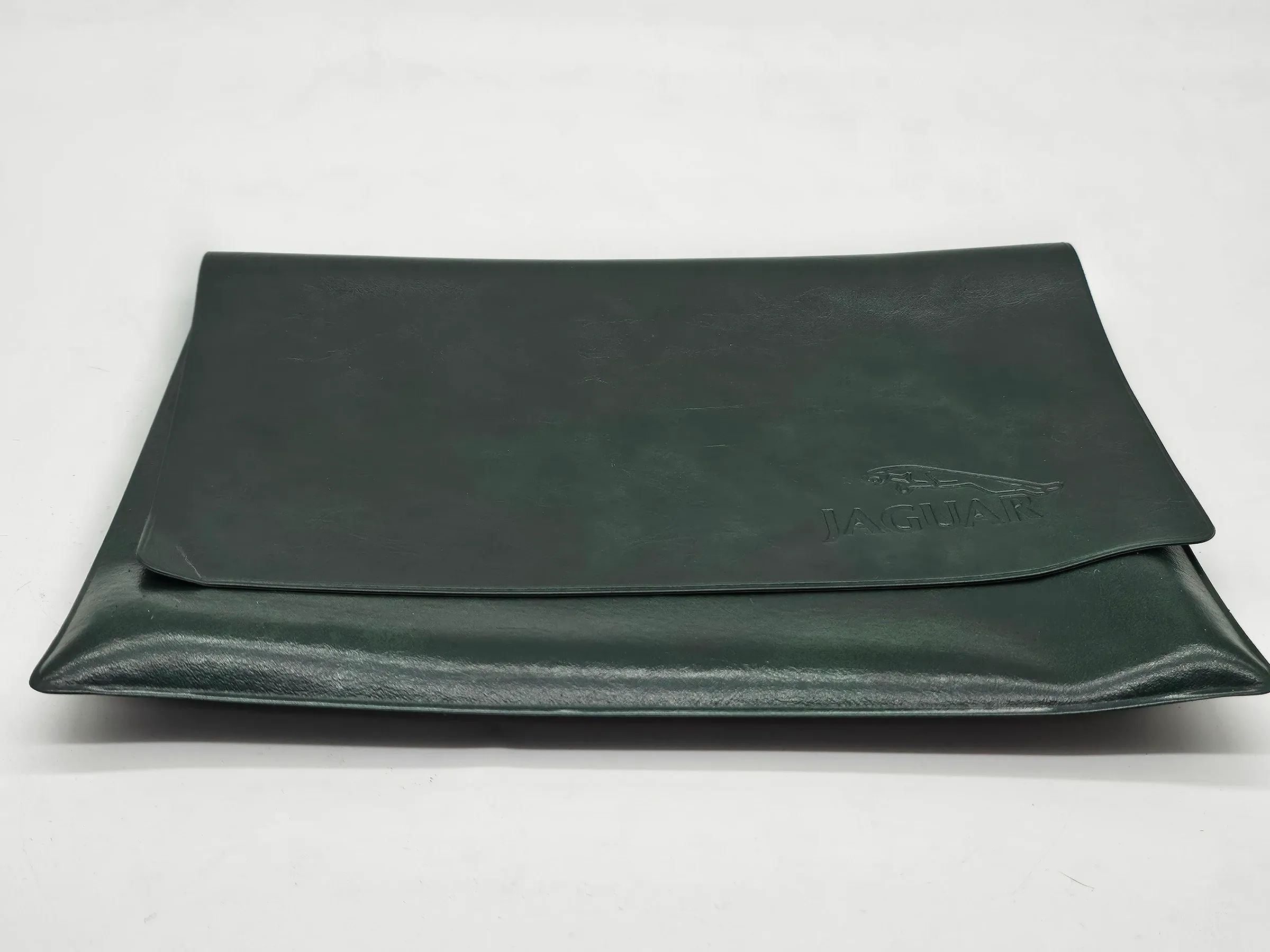 Original Jaguar XK8 Bordmappe leder dunkel grün