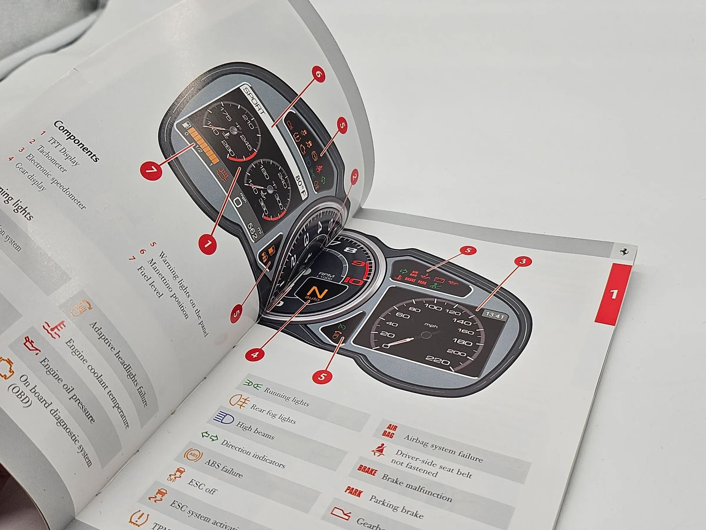 Original Ferrari 458 Spider Reference Guide Handbuch englisch  Stand 06/2013