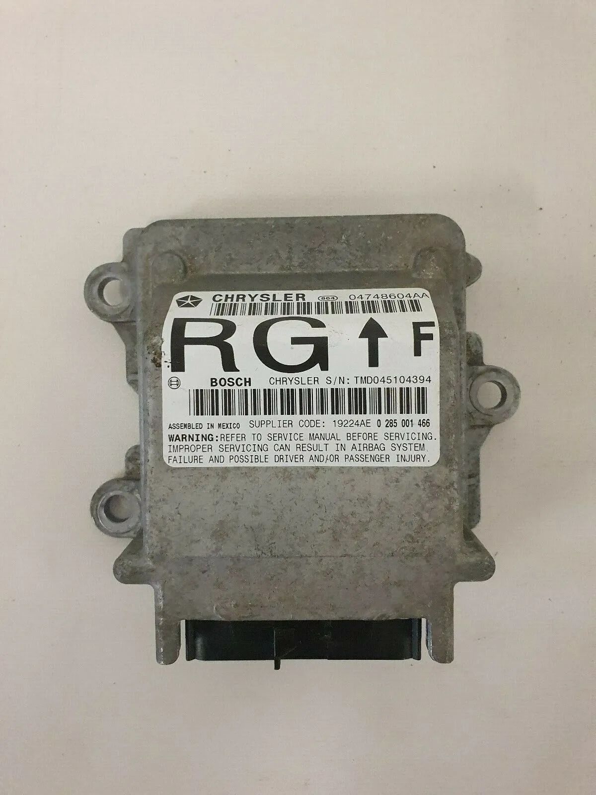 อะไหล่แท้ Chrysler Voyager IV RG 01-08 กล่องควบคุมถุงลม 0285001466
